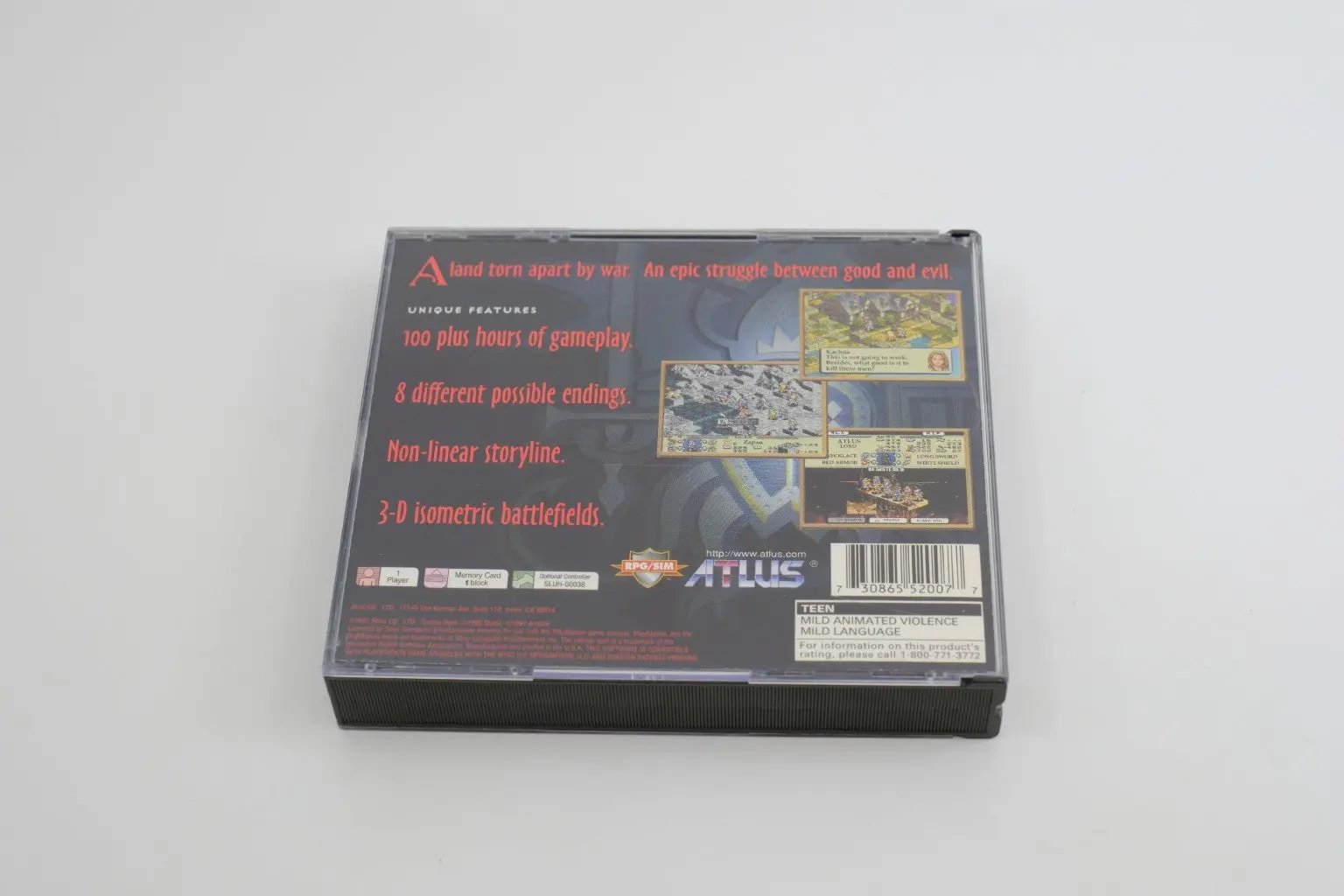 Tactics Ogre – Complete in Box RetroGate - Your Gateway to Classic Gaming