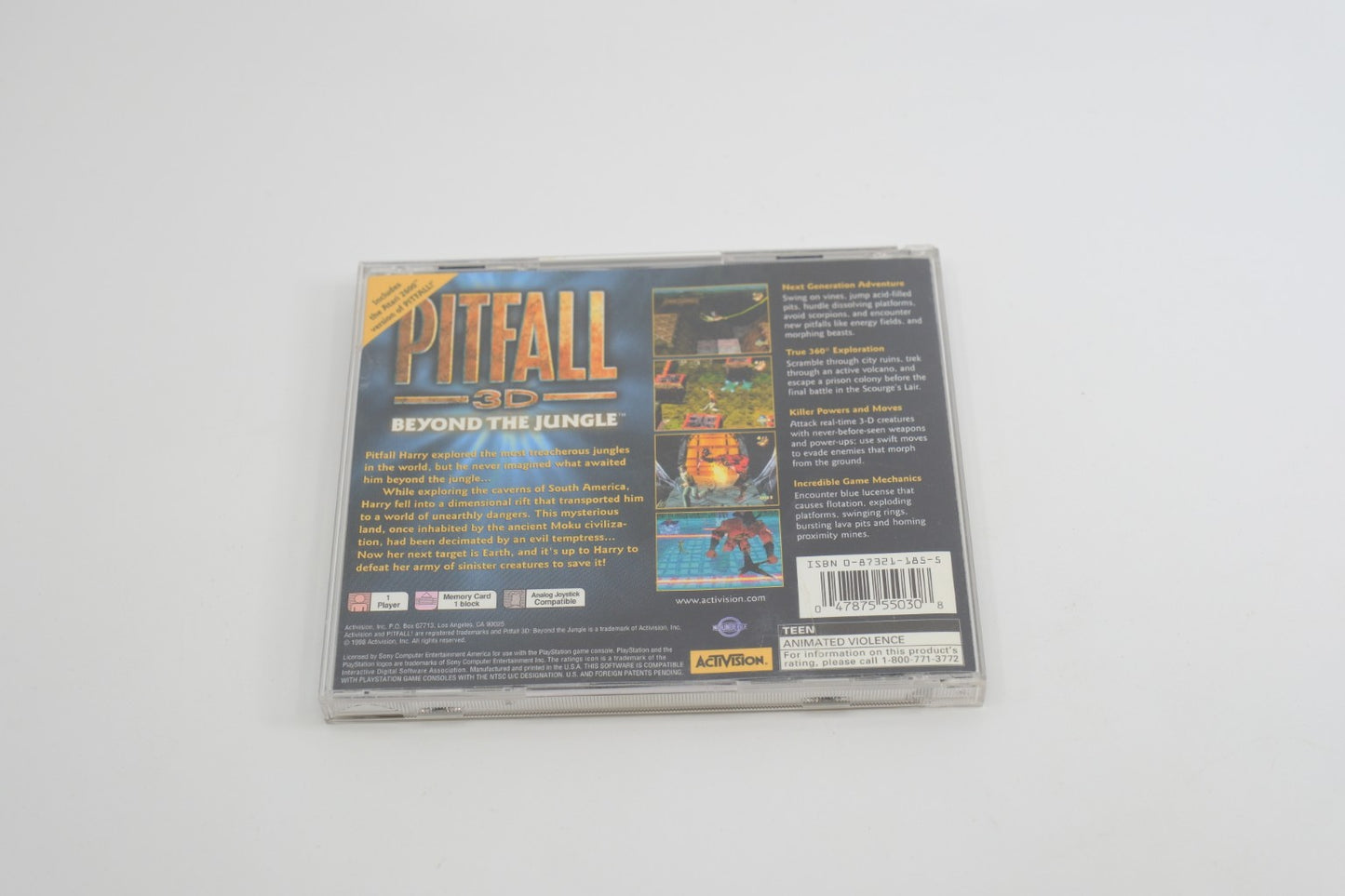 Pitfall 3D: Beyond the Jungle – Complete in Box