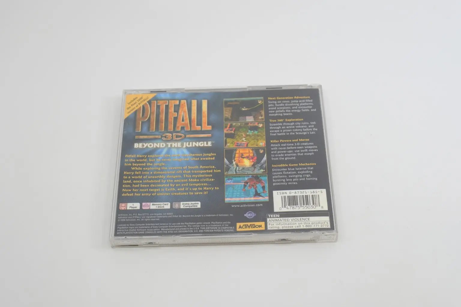 Pitfall 3D: Beyond the Jungle – Complete in Box RetroGate - Your Gateway to Classic Gaming