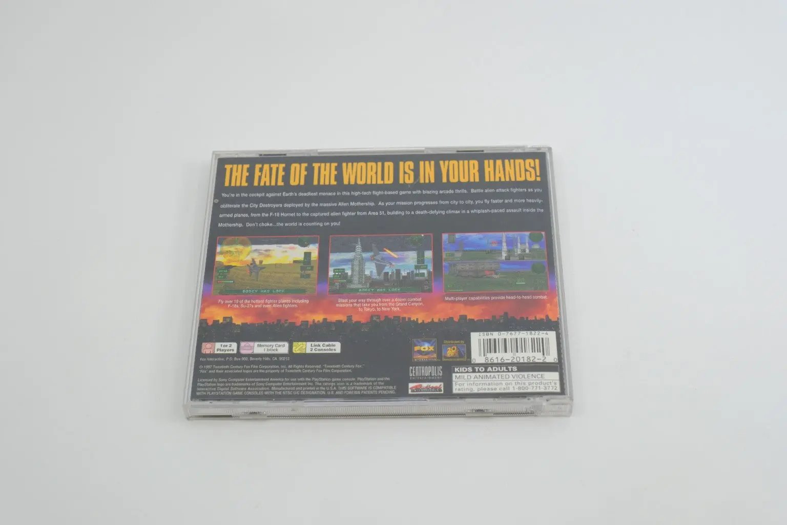 Independence Day (Fox Interactive) – Complete in Box RetroGate - Your Gateway to Classic Gaming