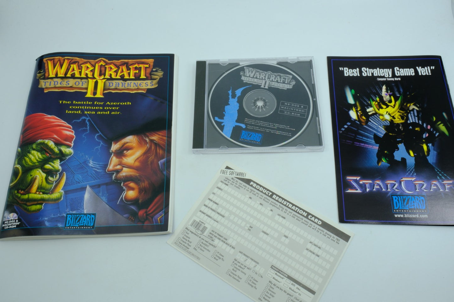 Warcraft II: Tides of Darkness (PC/Mac) – Complete in Box (CIB)