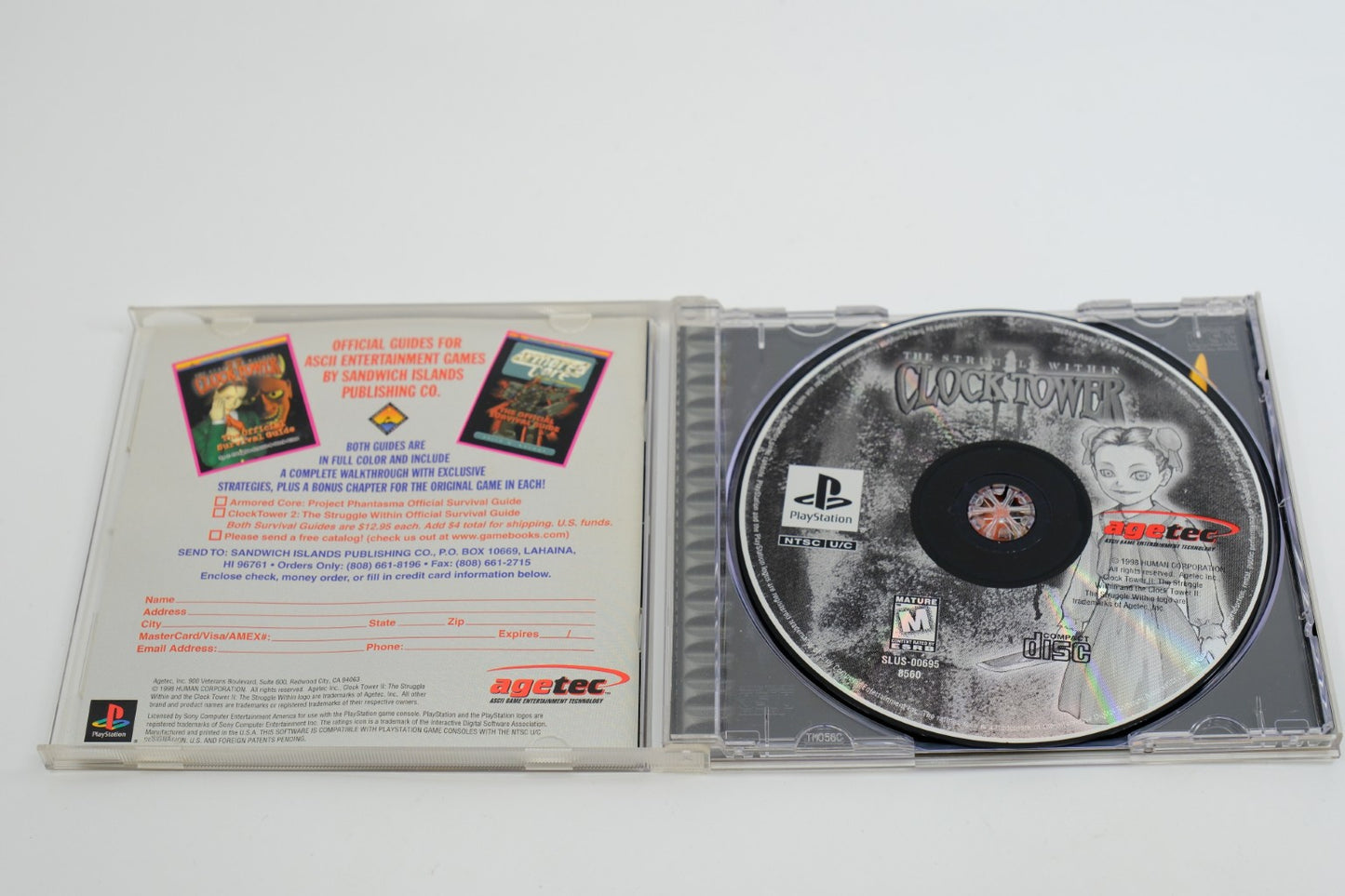 Clock Tower II: The Struggle Within – Complete in Box