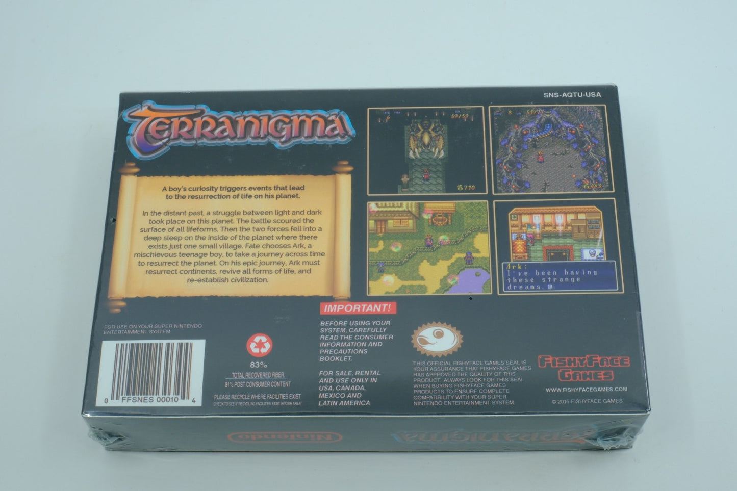 Terranigma (Super Nintendo) – Factory Sealed Reproduction