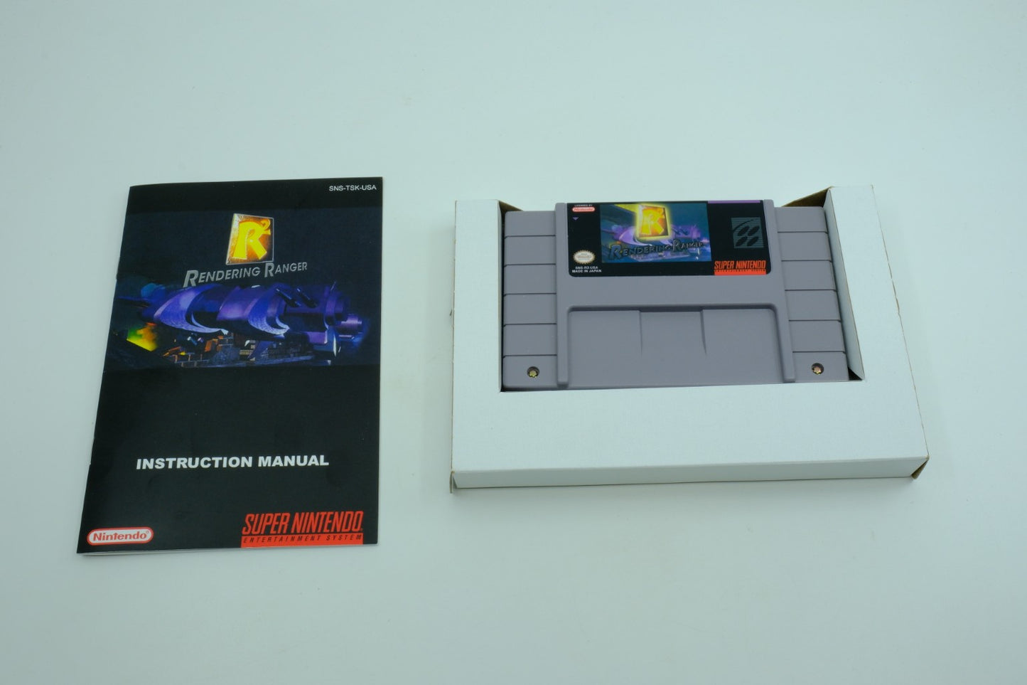 Rendering Ranger (Super Nintendo) – Reproduction Complete in Box