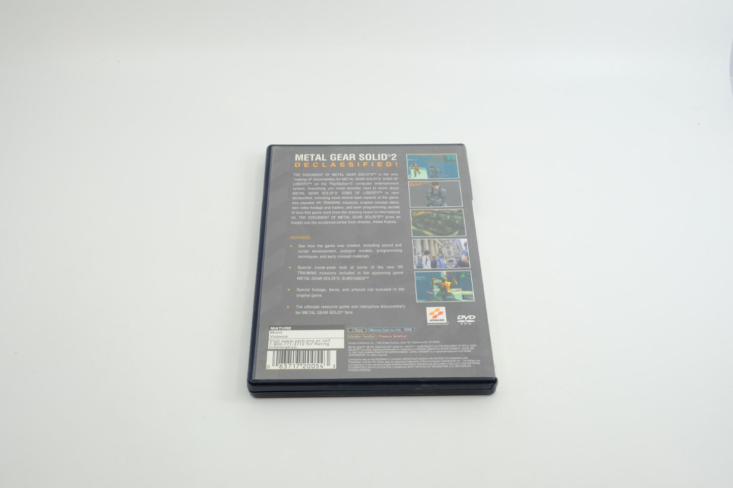 The Document of Metal Gear Solid 2 – Complete in Box