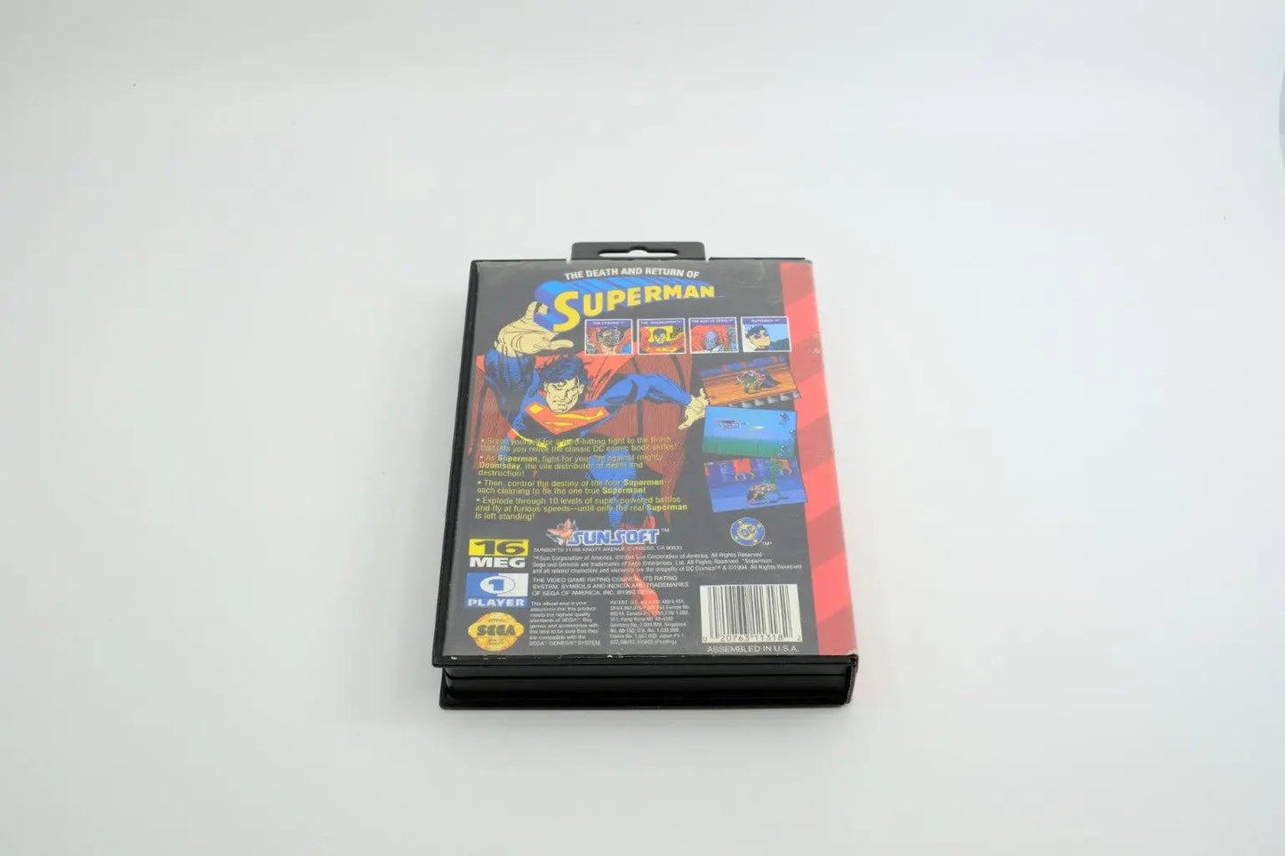The Death and Return of Superman – Complete in Box RetroGate - Your Gateway to Classic Gaming