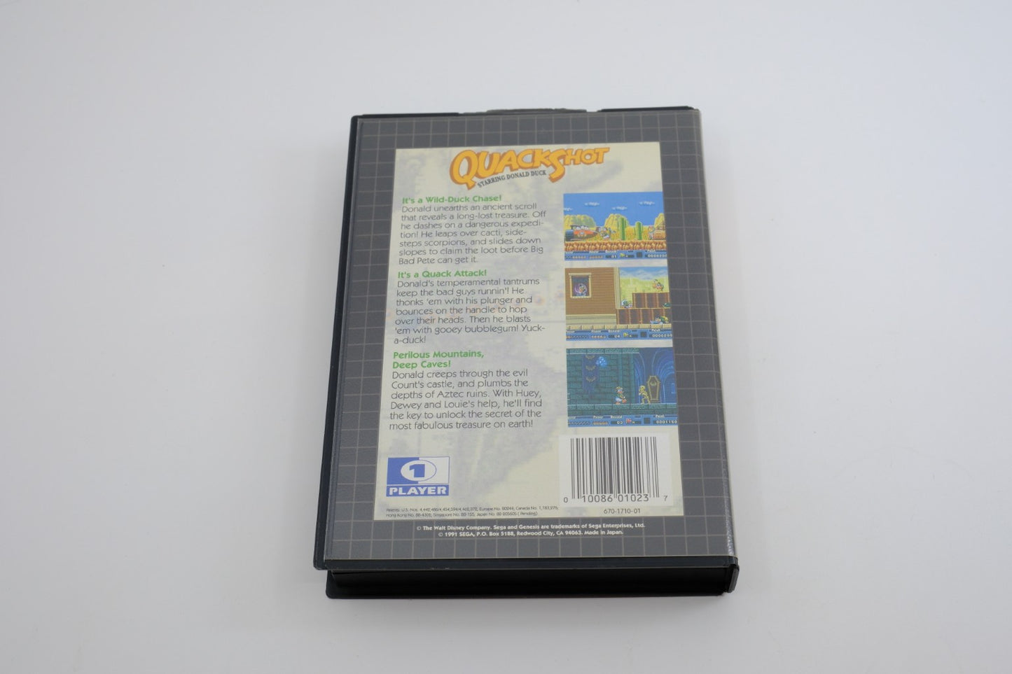 QuackShot Starring Donald Duck – Complete in Box