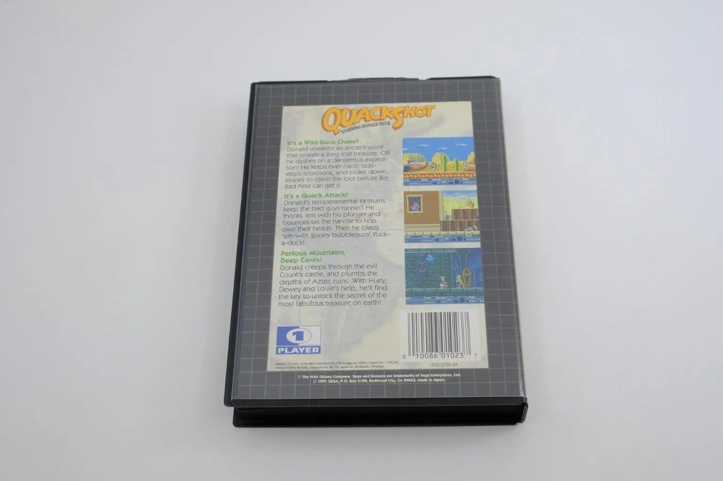 QuackShot Starring Donald Duck – Complete in Box RetroGate - Your Gateway to Classic Gaming