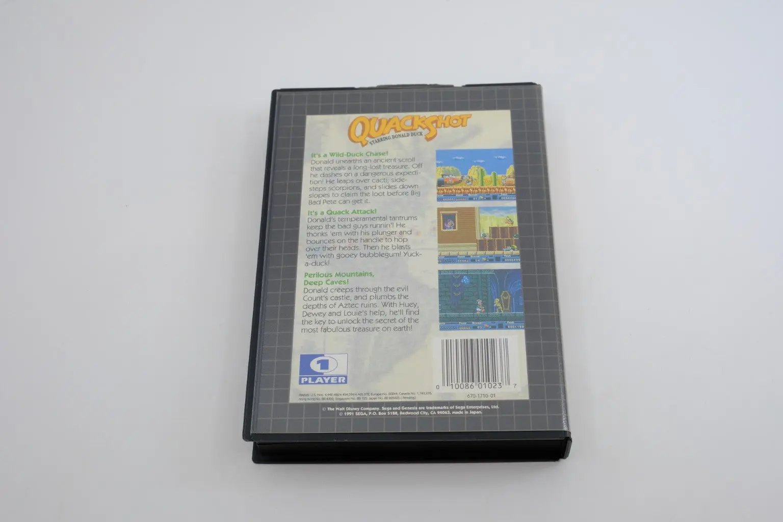 QuackShot Starring Donald Duck – Complete in Box RetroGate - Your Gateway to Classic Gaming