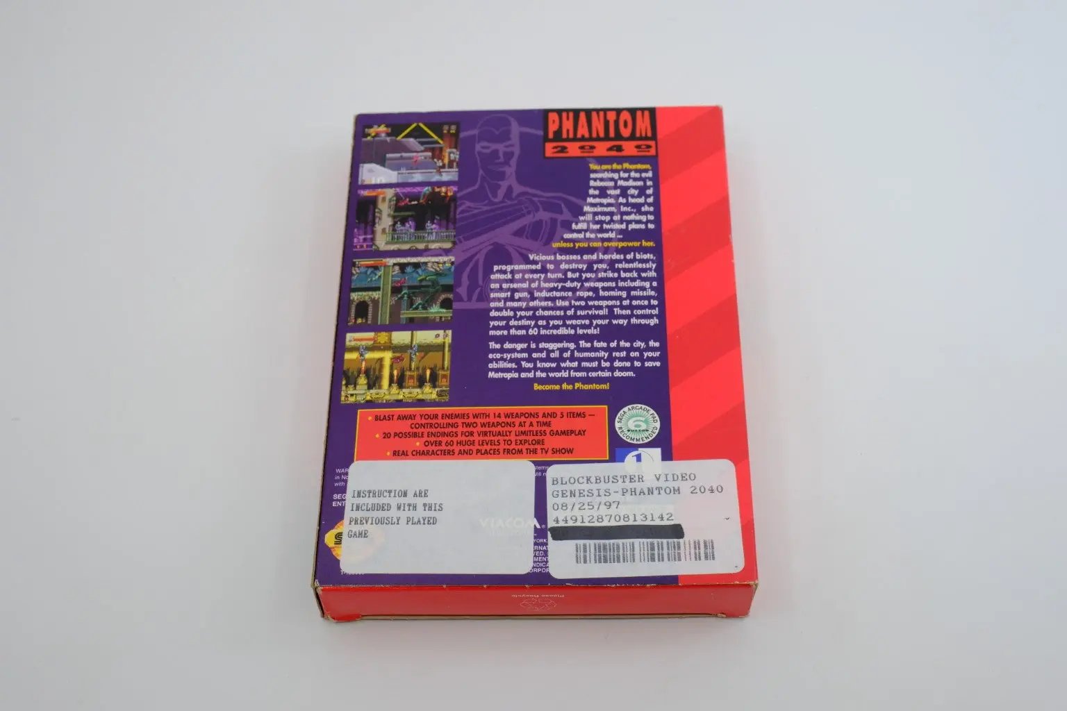 Phantom 2040 – Complete in Box RetroGate - Your Gateway to Classic Gaming