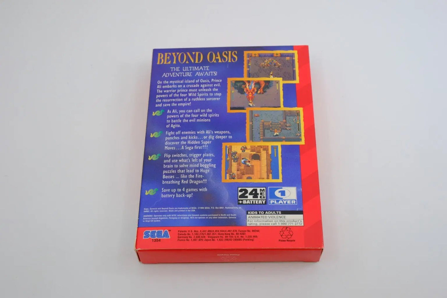 Beyond Oasis – Complete in Box RetroGate - Your Gateway to Classic Gaming