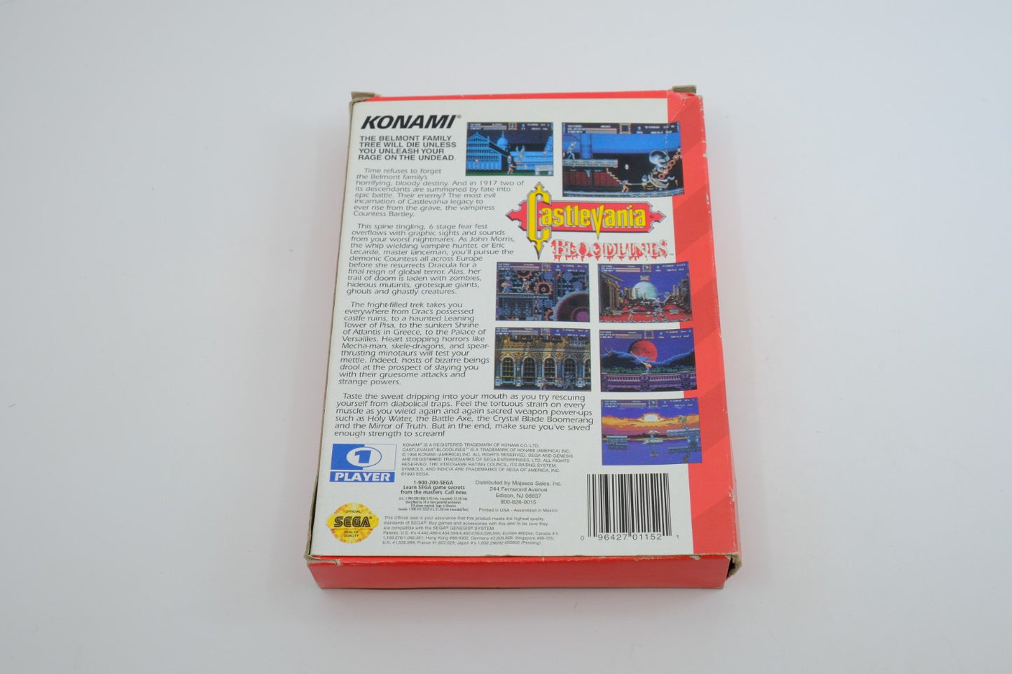 Castlevania: Bloodlines – Complete in Box
