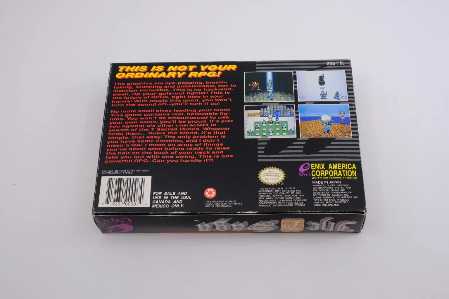 The 7th Saga – Complete in Box RetroGate - Your Gateway to Classic Gaming