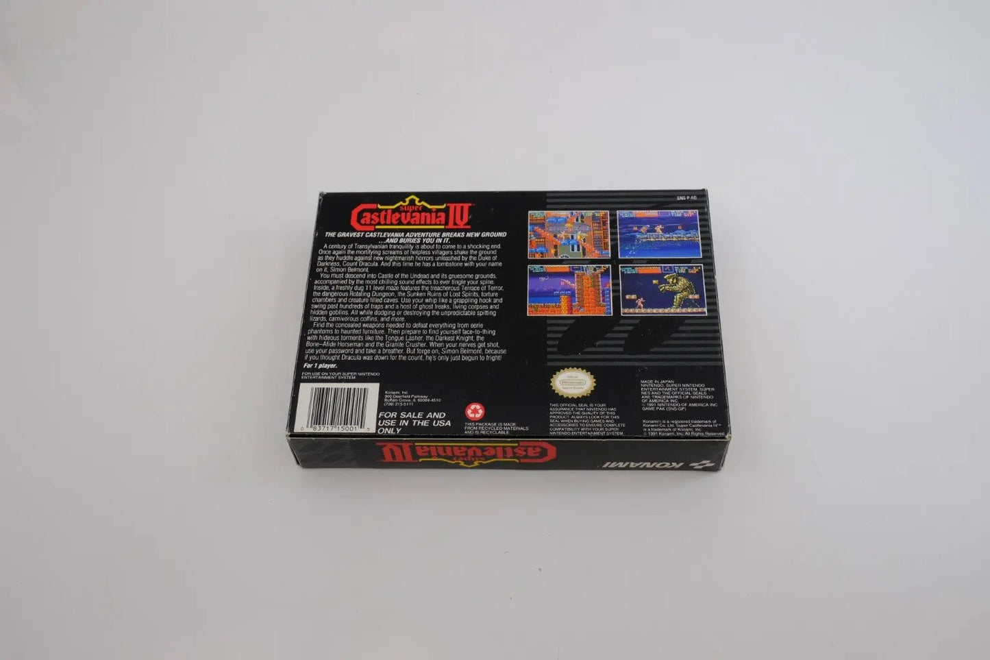 Super Castlevania IV – Complete in Box RetroGate - Your Gateway to Classic Gaming