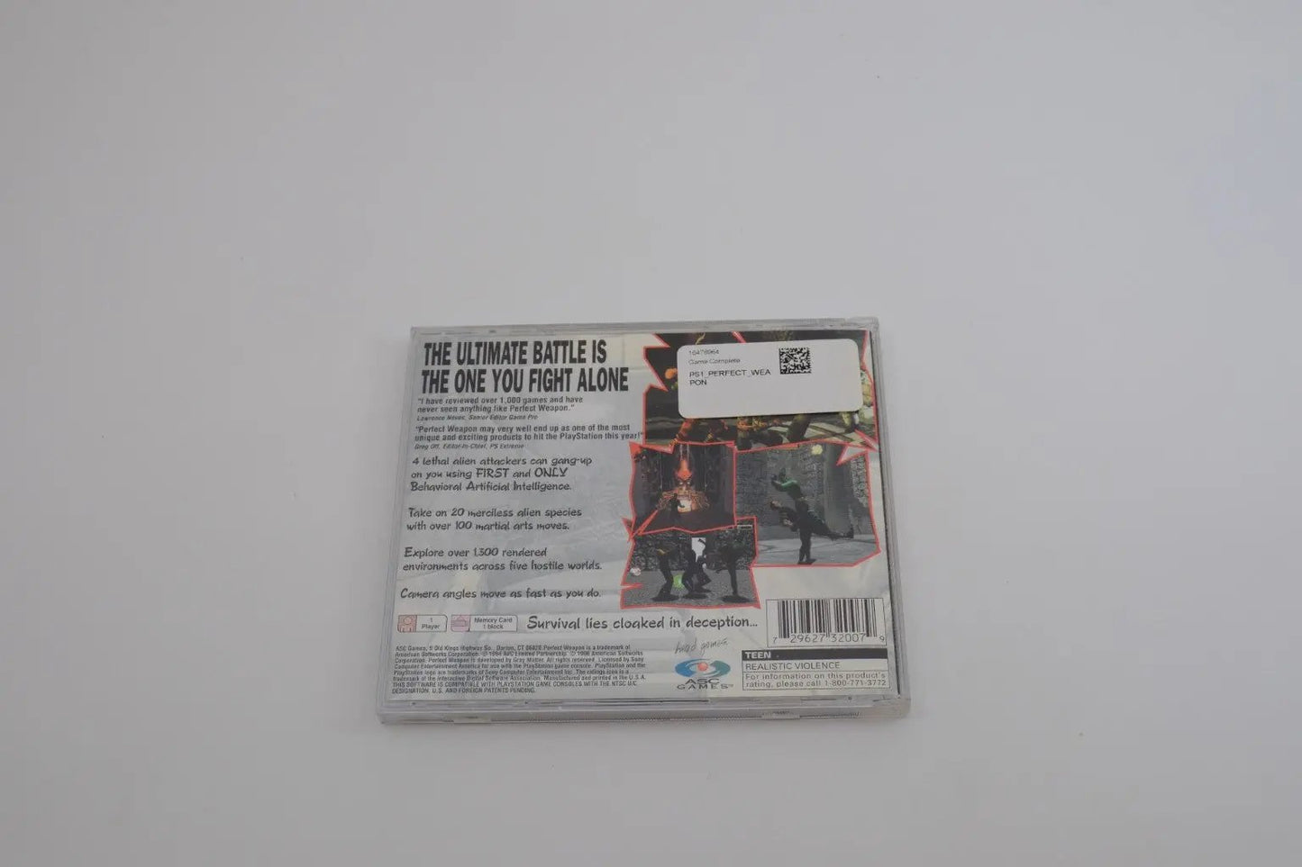 Perfect Weapon – Complete in Box RetroGate - Your Gateway to Classic Gaming