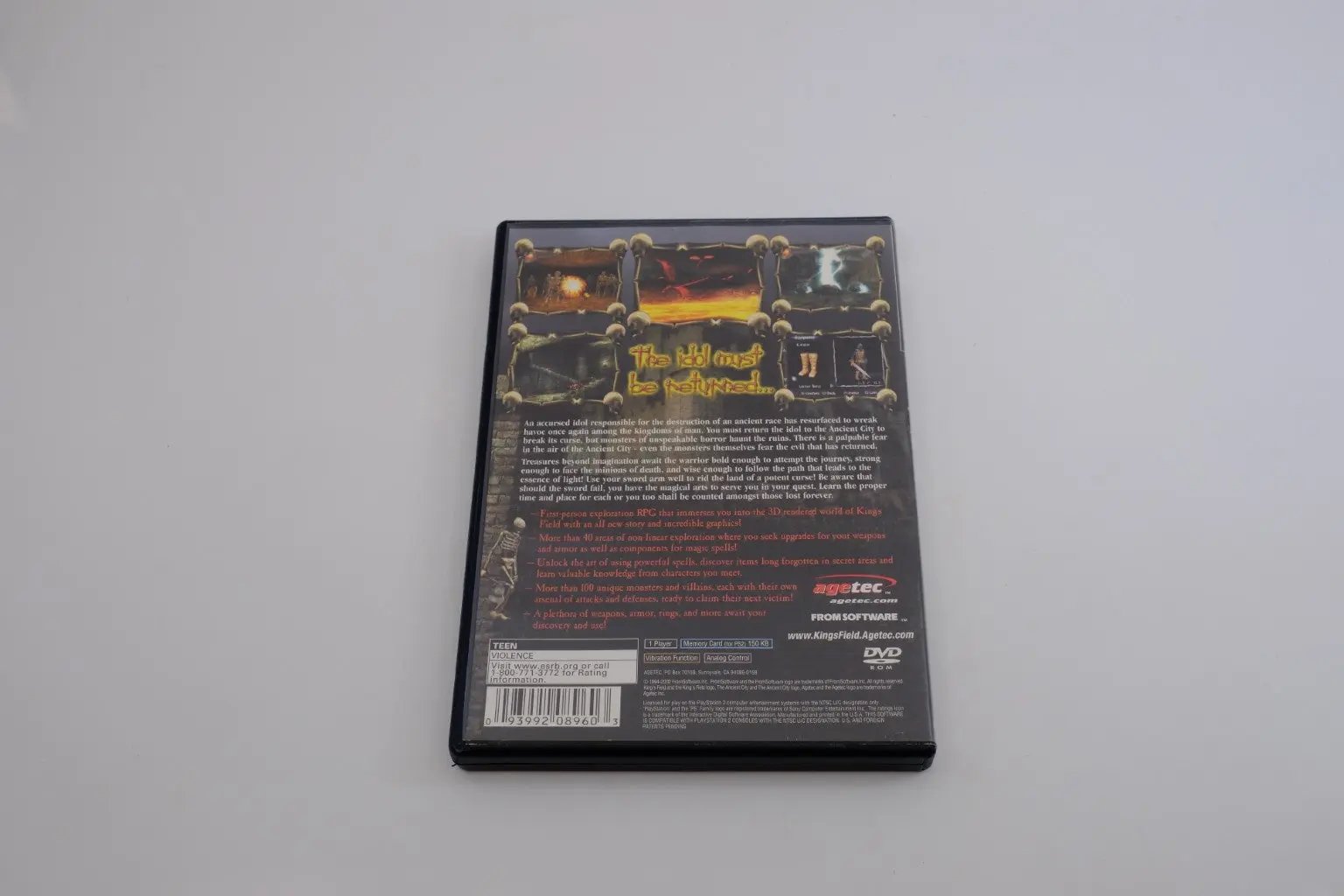 King’s Field: The Ancient City – Complete in Box RetroGate - Your Gateway to Classic Gaming