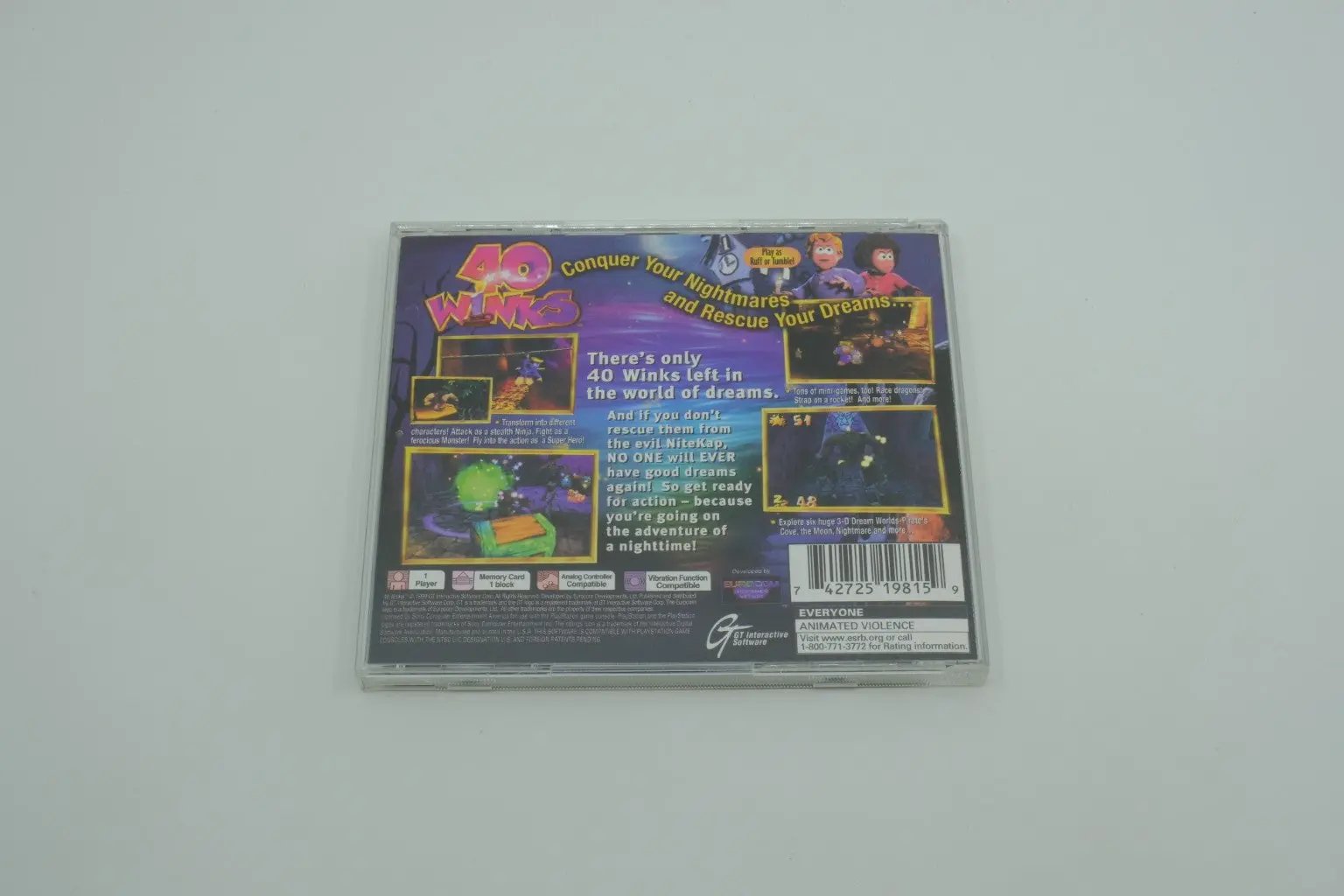 40 Winks – Complete in Box RetroGate - Your Gateway to Classic Gaming