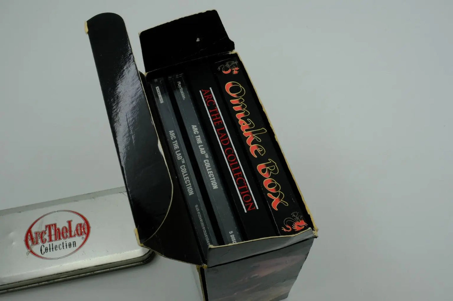 Arc the Lad Collection – Complete in Box with promotional Arc the Lad pocket watch RetroGate - Your Gateway to Classic Gaming