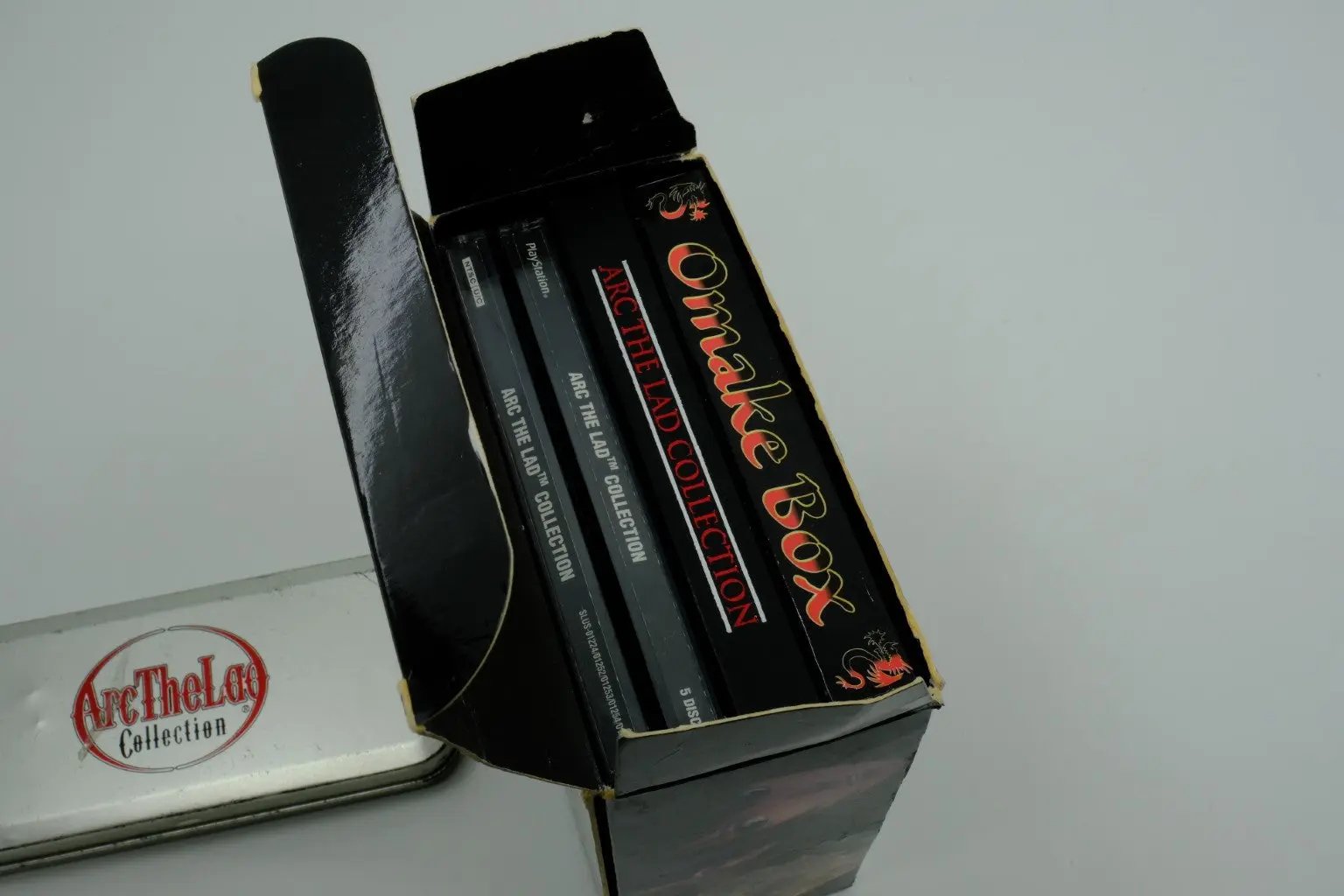 Arc the Lad Collection – Complete in Box with promotional Arc the Lad pocket watch RetroGate - Your Gateway to Classic Gaming