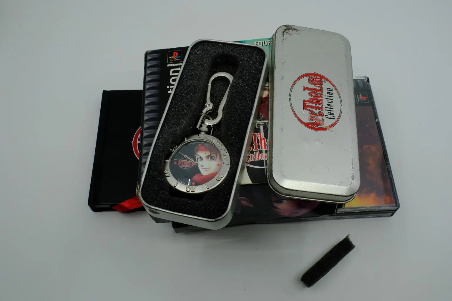 Arc the Lad Collection – Complete in Box with promotional Arc the Lad pocket watch RetroGate - Your Gateway to Classic Gaming