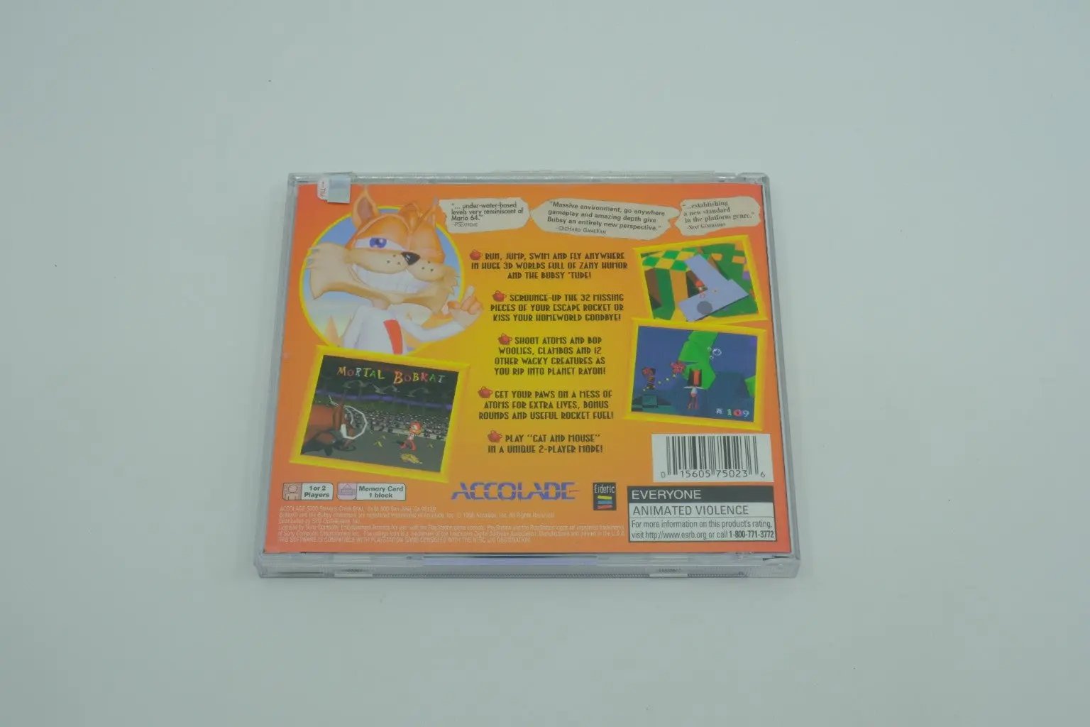 Bubsy 3D – Complete in Box RetroGate - Your Gateway to Classic Gaming