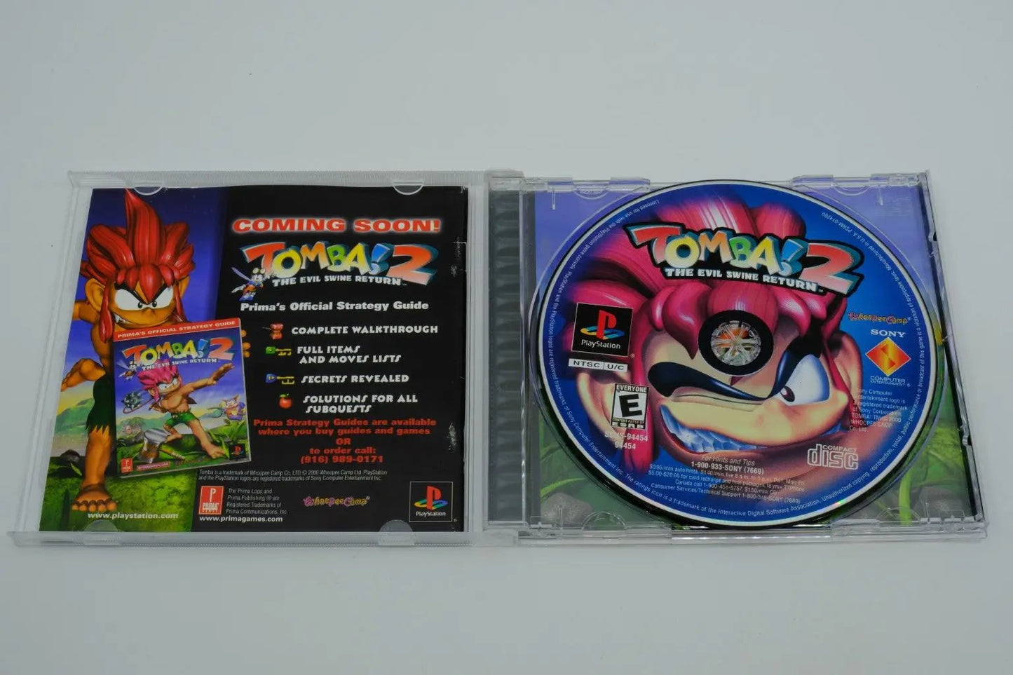 Tomba! 2: The Evil Swine Return – Complete in Box RetroGate - Your Gateway to Classic Gaming
