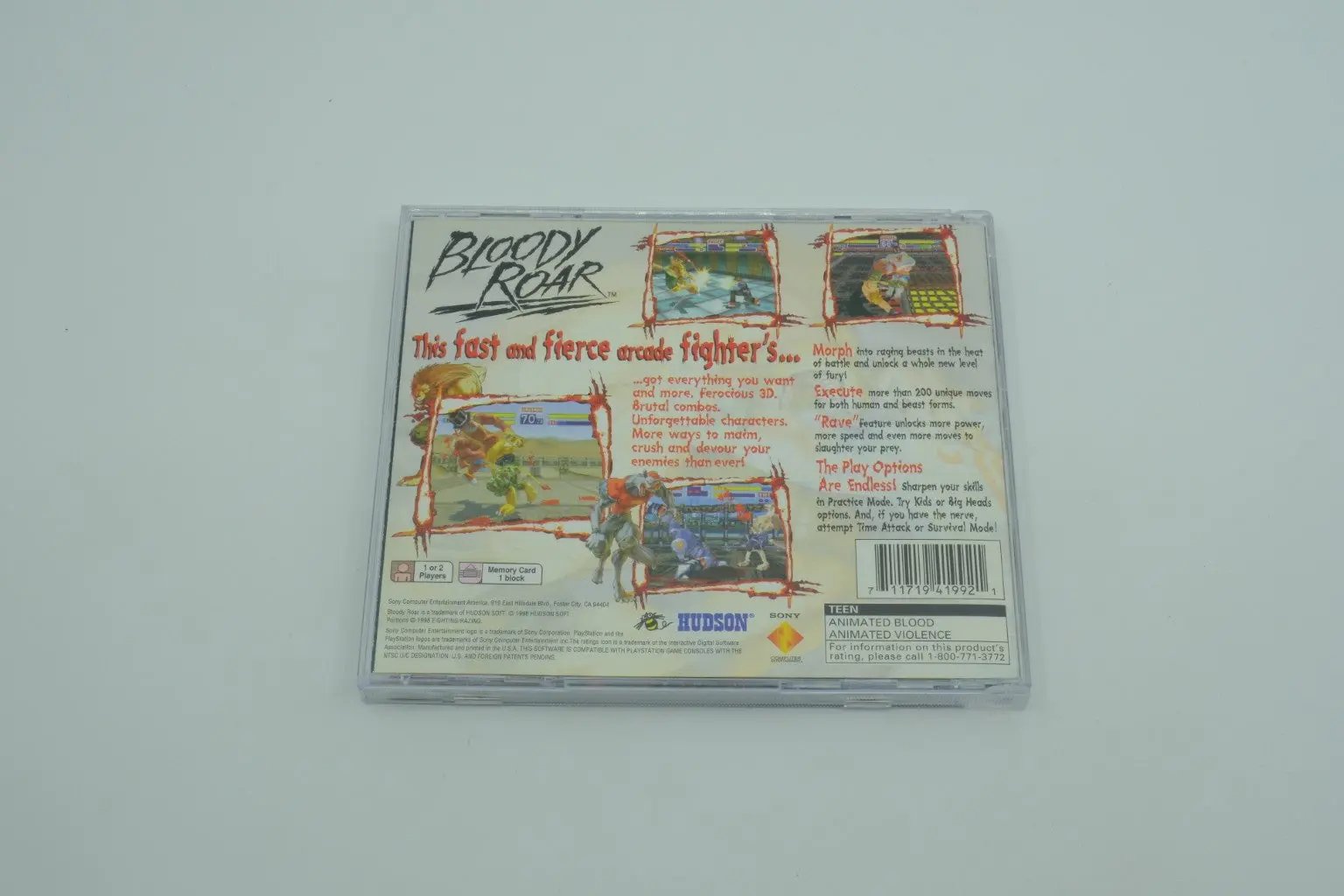 Bloody Roar – Complete in Box RetroGate - Your Gateway to Classic Gaming