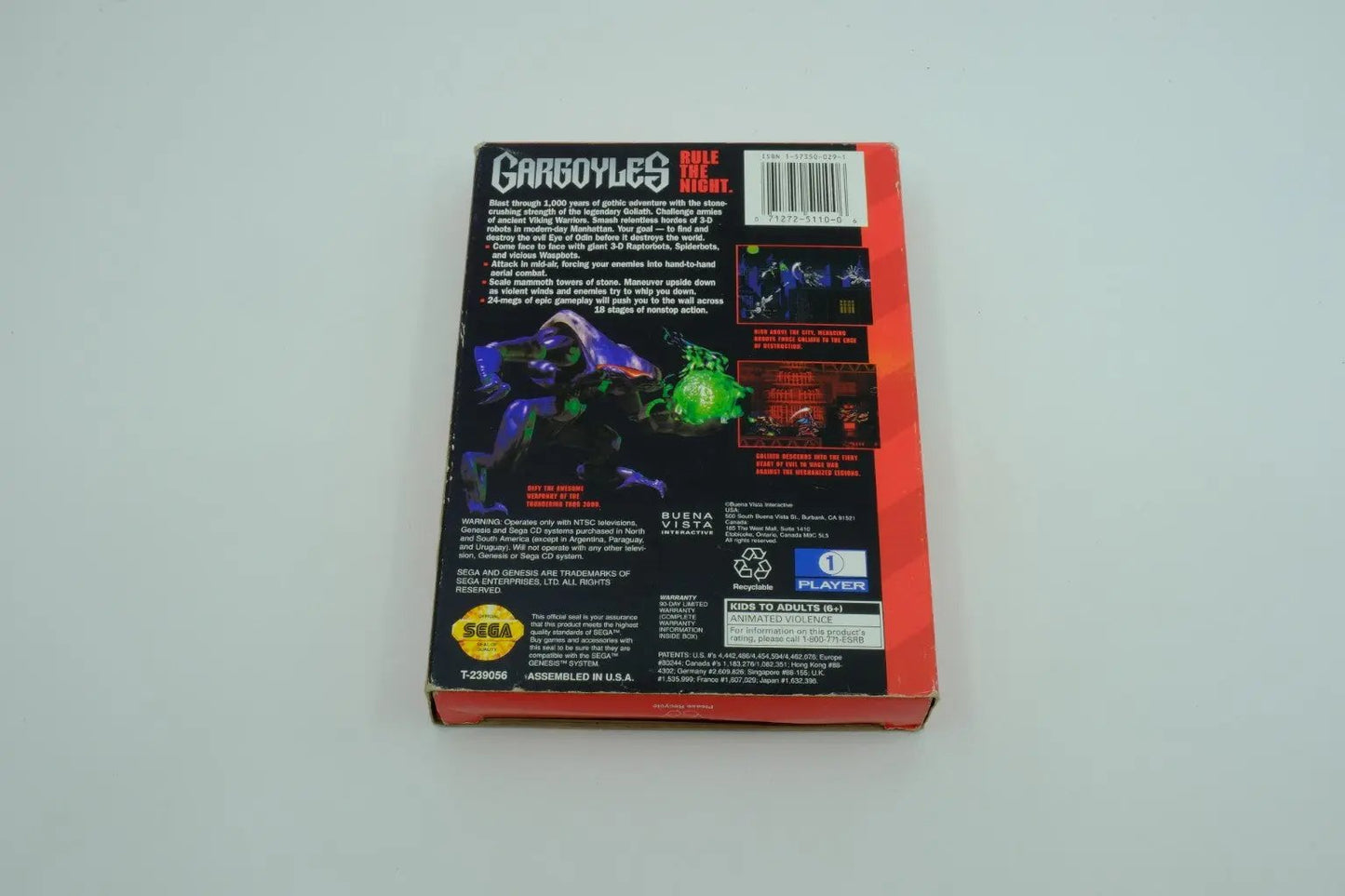 Gargoyles – Complete in Box RetroGate - Your Gateway to Classic Gaming
