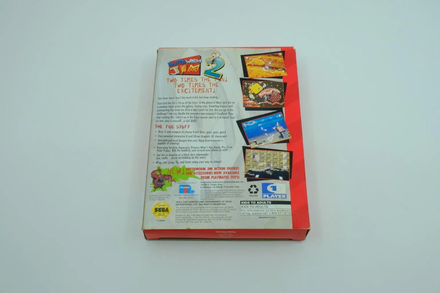 Earthworm Jim 2 – Complete in Box RetroGate - Your Gateway to Classic Gaming