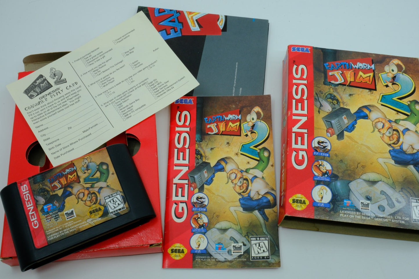 Earthworm Jim 2 – Complete in Box