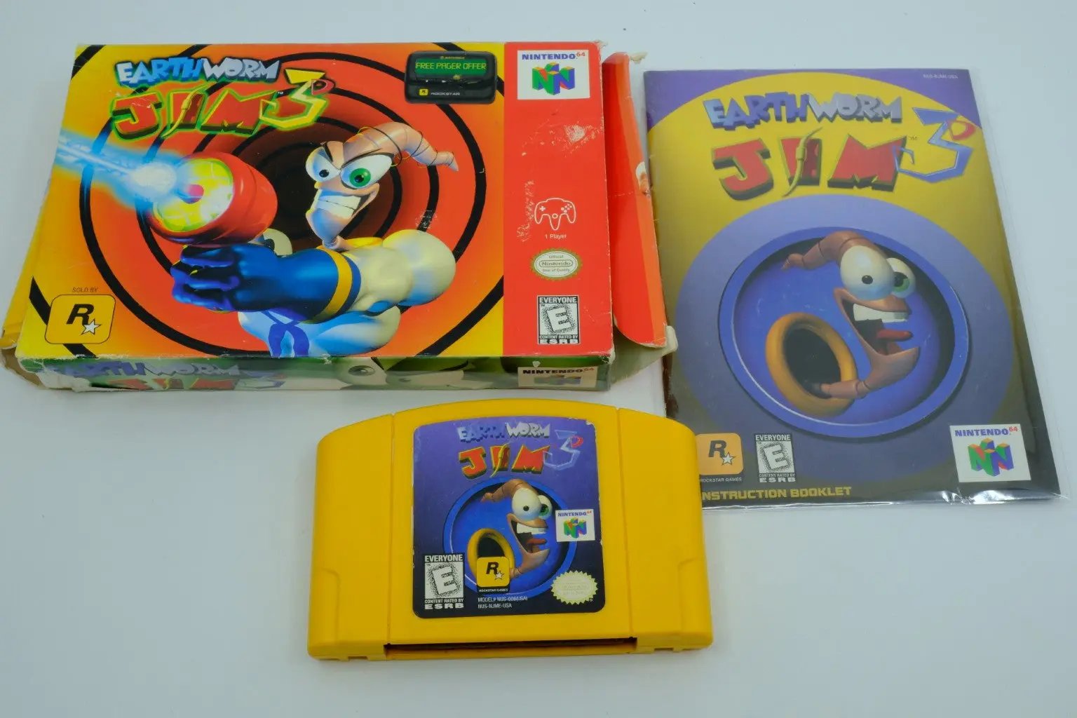 Earthworm Jim 3D – Complete in Box RetroGate - Your Gateway to Classic Gaming