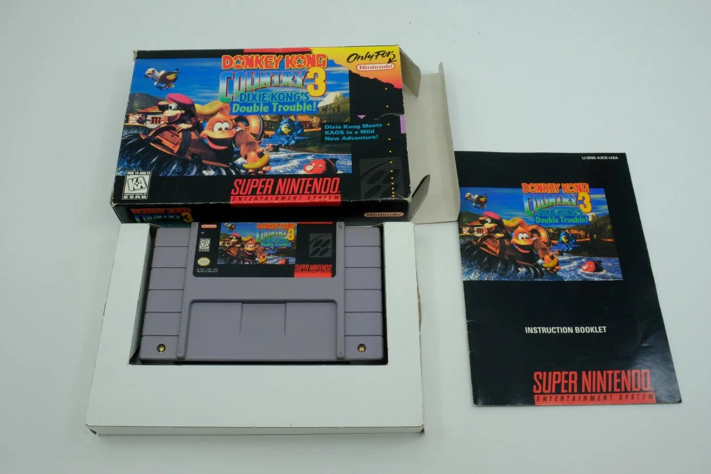 Donkey Kong Country 3: Dixie Kong’s Double Trouble! – Complete in Box RetroGate - Your Gateway to Classic Gaming