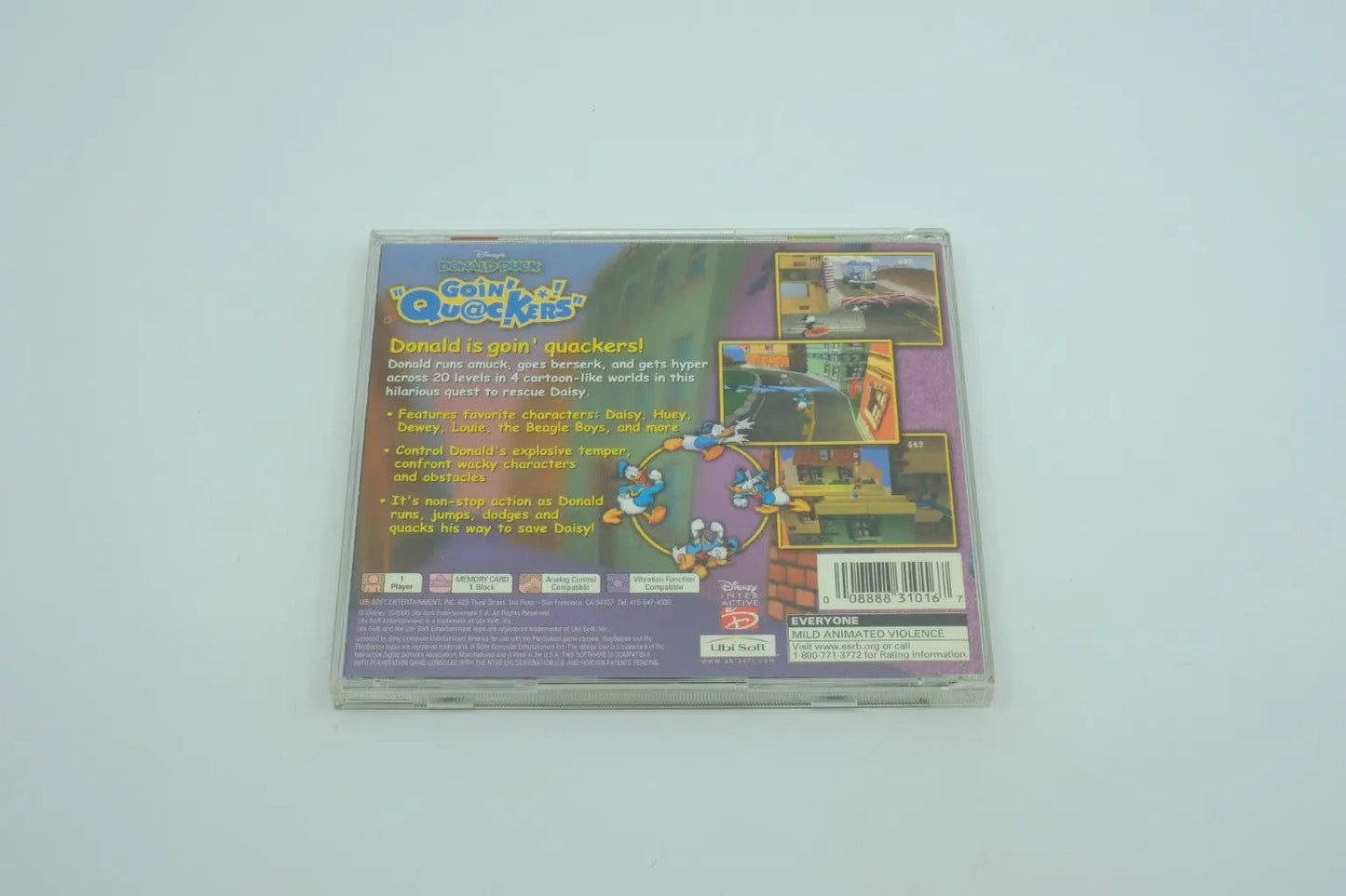 Donald Duck: Goin’ Quackers – Complete in Box RetroGate - Your Gateway to Classic Gaming