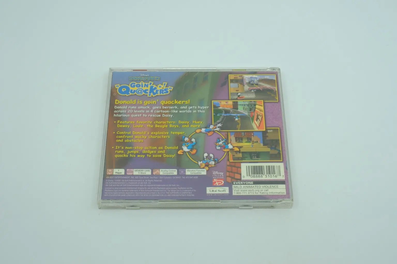 Donald Duck: Goin’ Quackers – Complete in Box RetroGate - Your Gateway to Classic Gaming