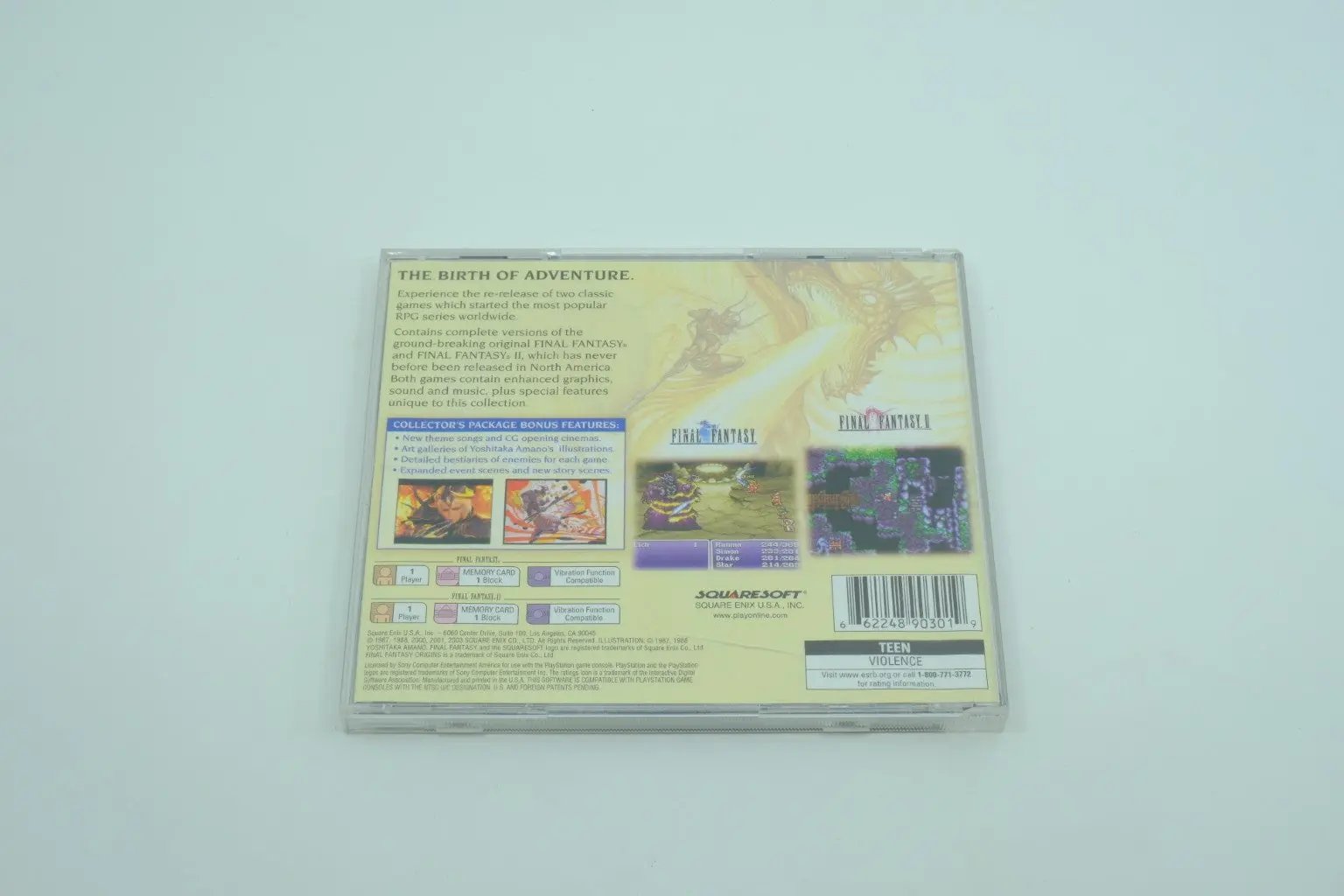 Final Fantasy Origins – Complete in Box RetroGate - Your Gateway to Classic Gaming