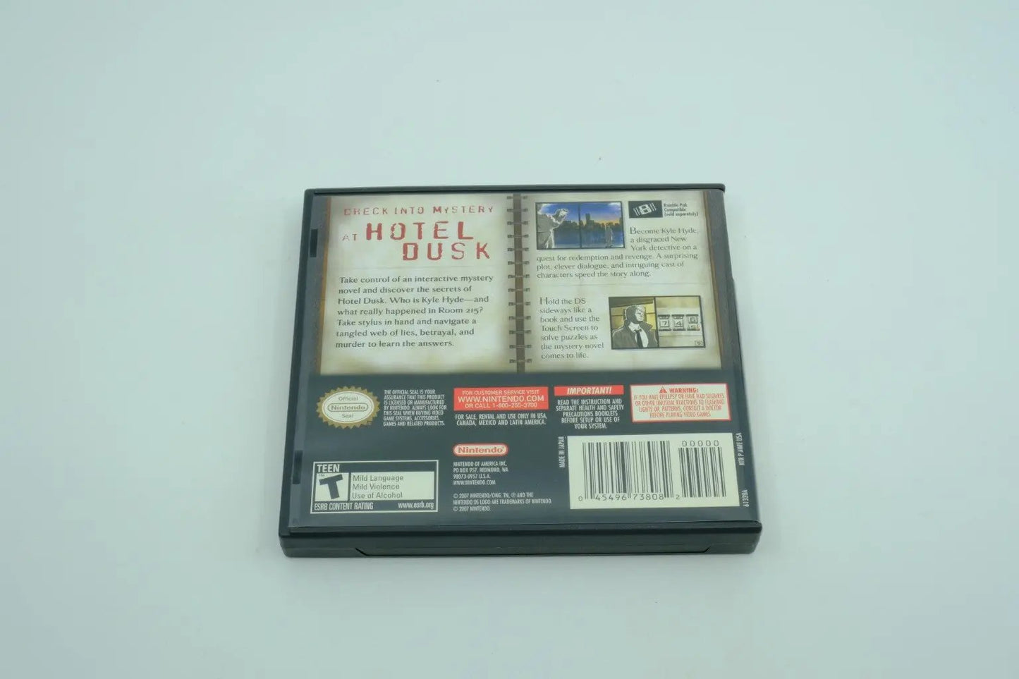 Hotel Dusk: Room 215 – Complete in Box RetroGate - Your Gateway to Classic Gaming