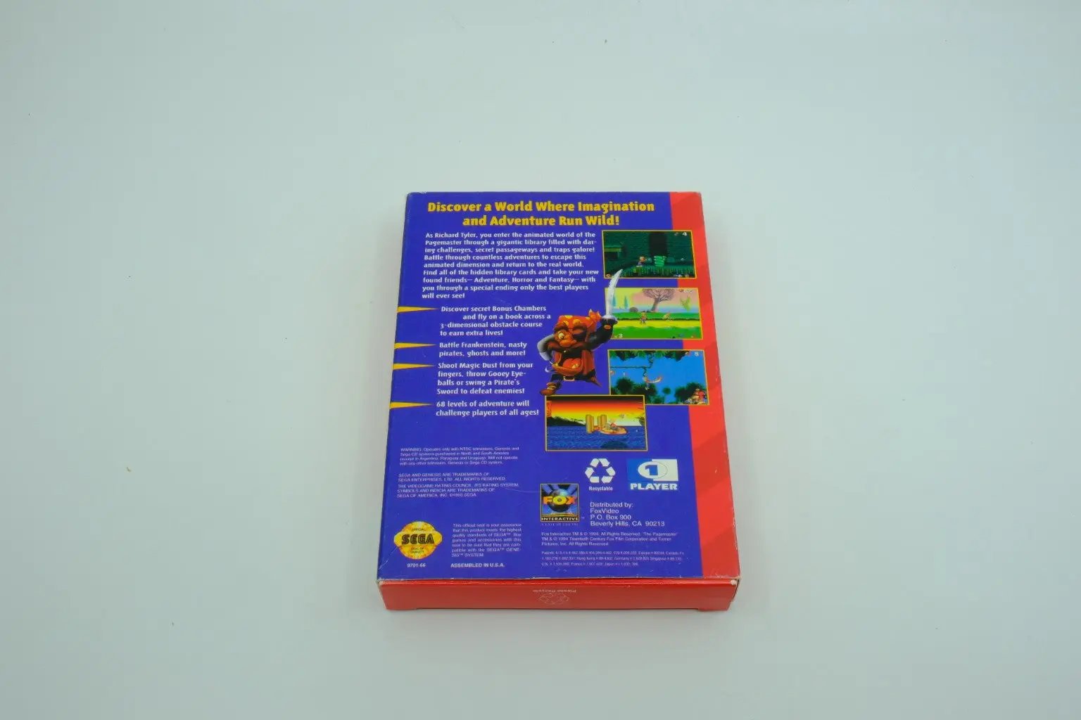 The Pagemaster – Complete in Box RetroGate - Your Gateway to Classic Gaming