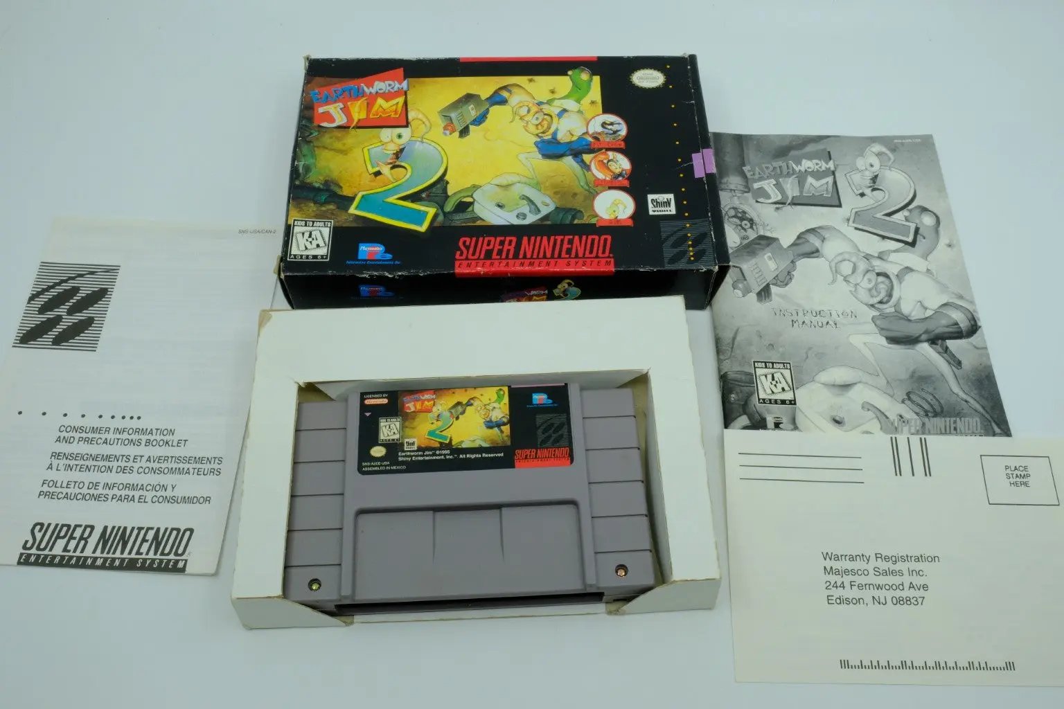 Earthworm Jim 2 – Complete in Box RetroGate - Your Gateway to Classic Gaming