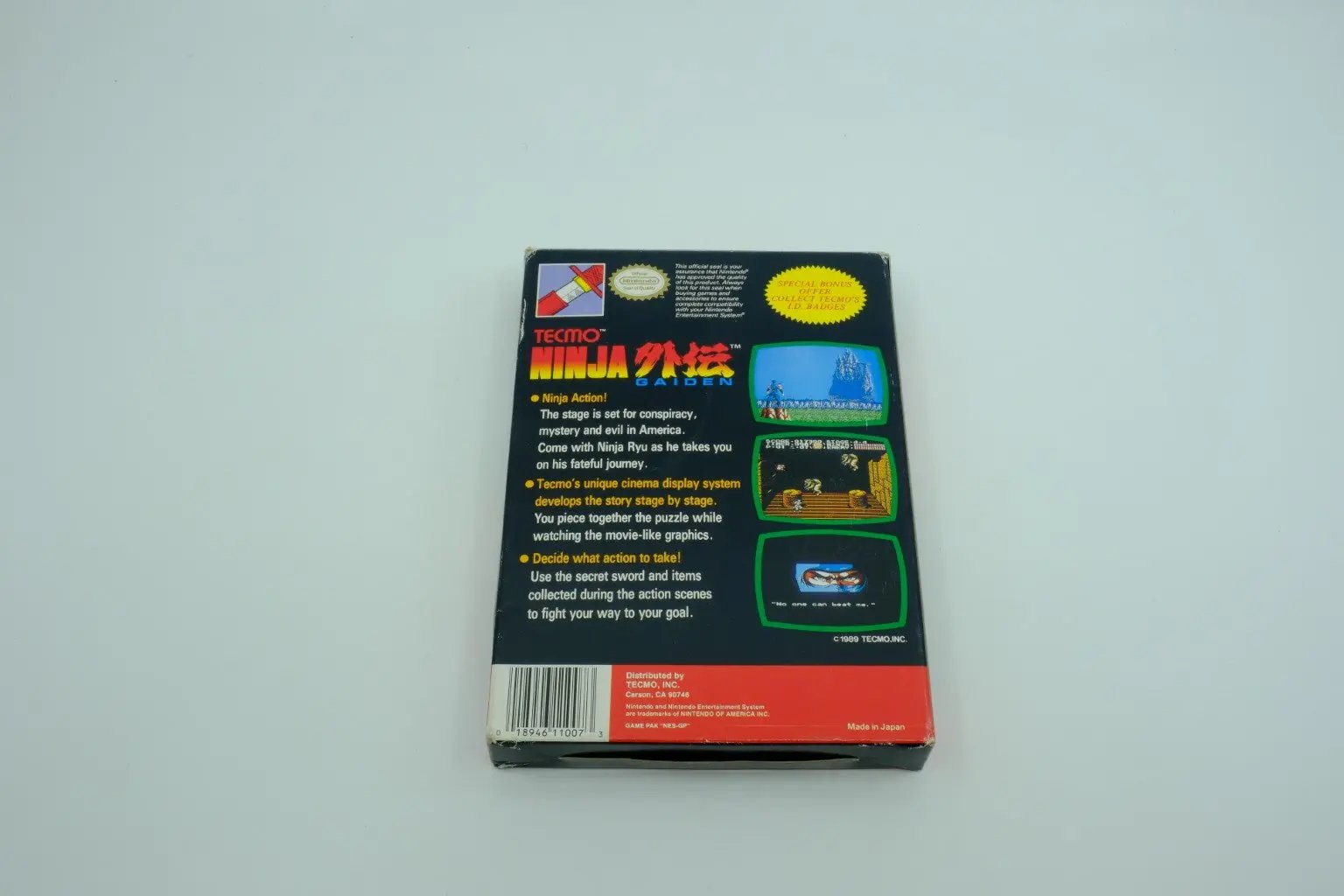 Ninja Gaiden – Complete in Box RetroGate - Your Gateway to Classic Gaming