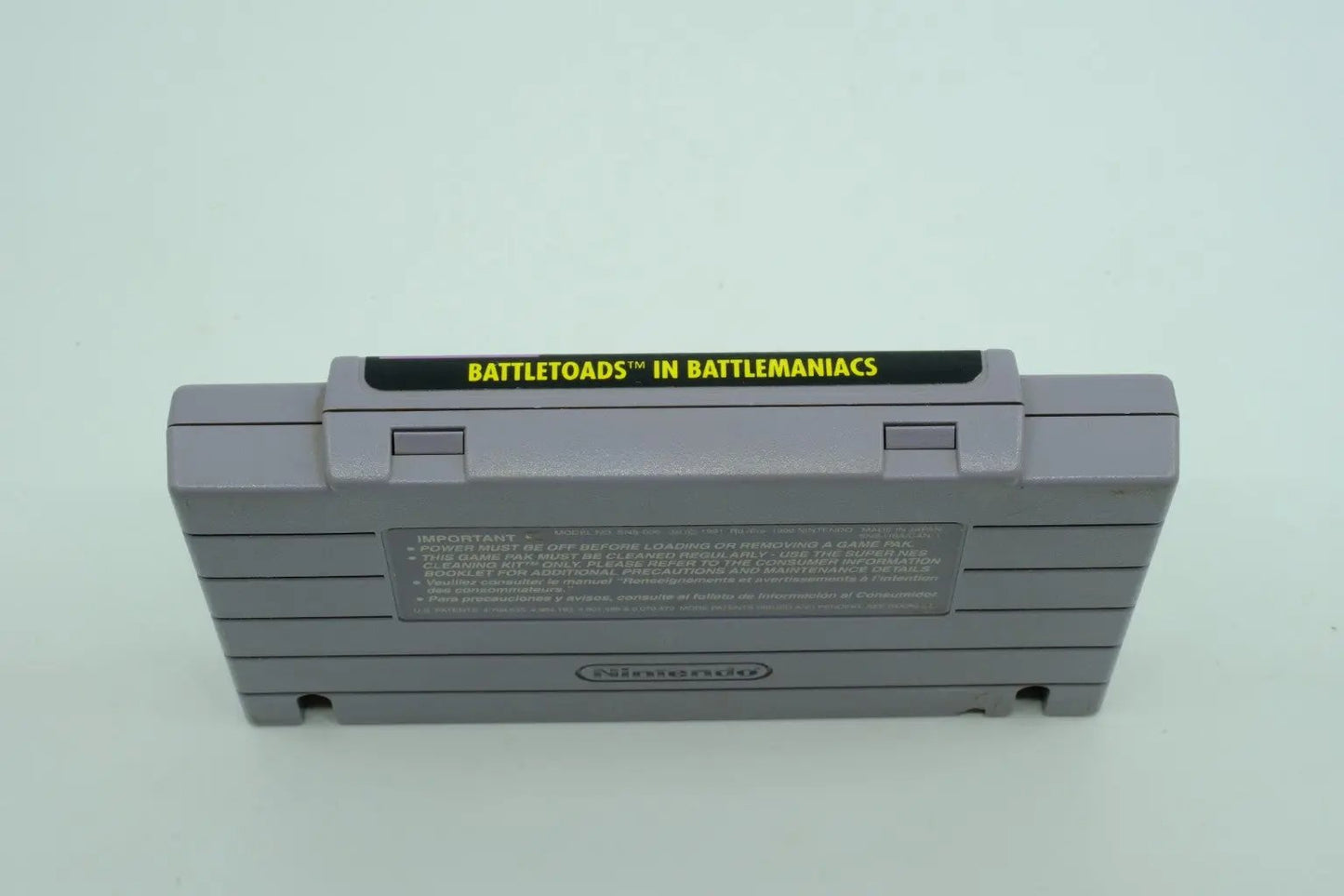 Battletoads In Battlemaniacs – Loose Cartridge RetroGate - Your Gateway to Classic Gaming