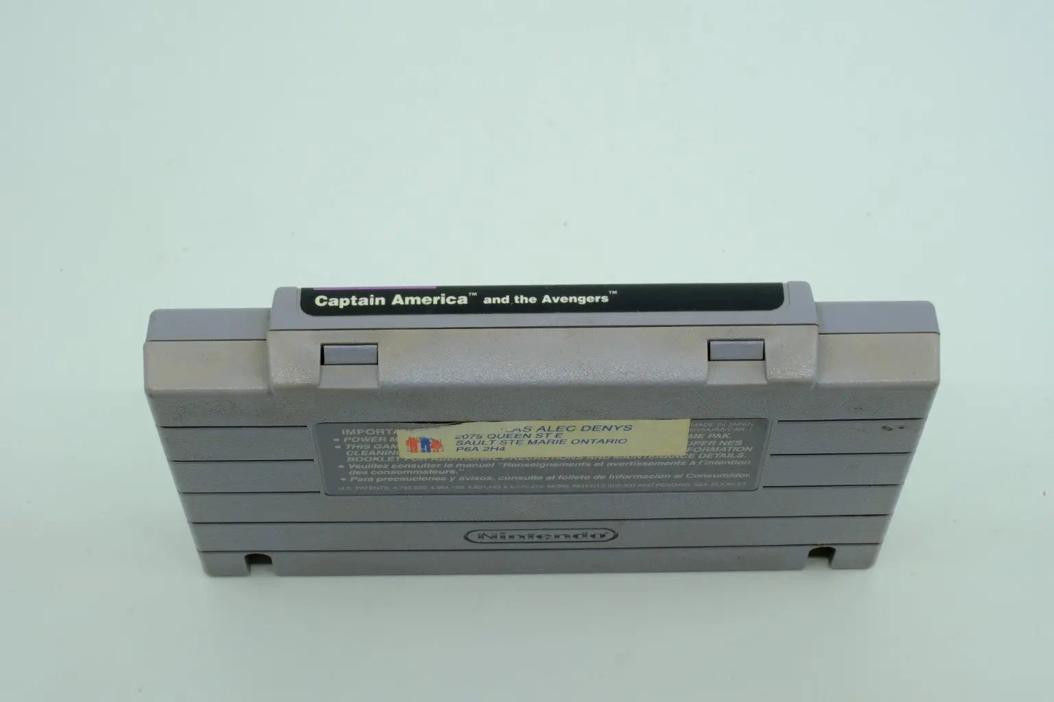 Captain America And The Avengers – Loose Cartridge RetroGate - Your Gateway to Classic Gaming