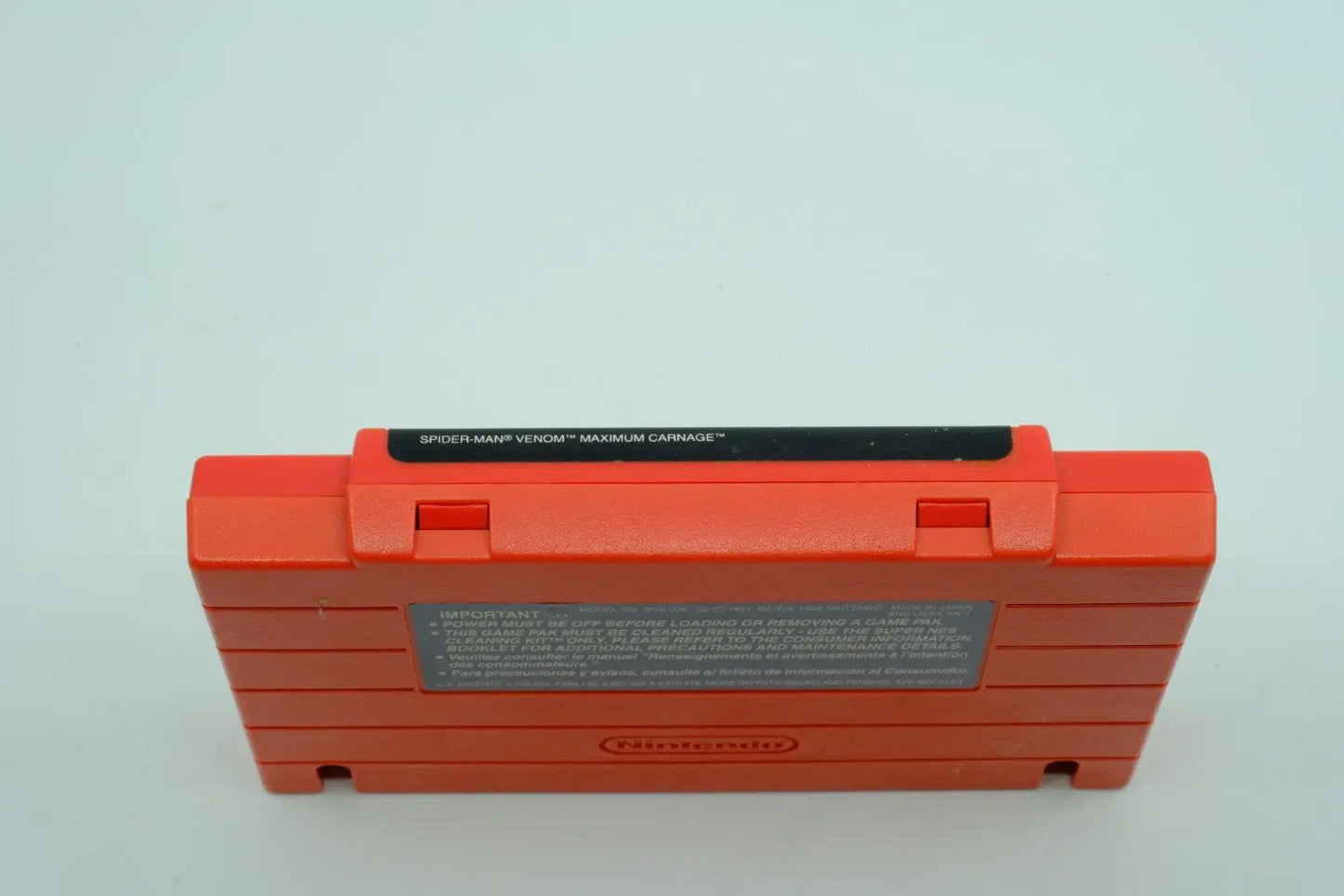 Spider-Man & Venom: Maximum Carnage – Loose Cartridge RetroGate - Your Gateway to Classic Gaming