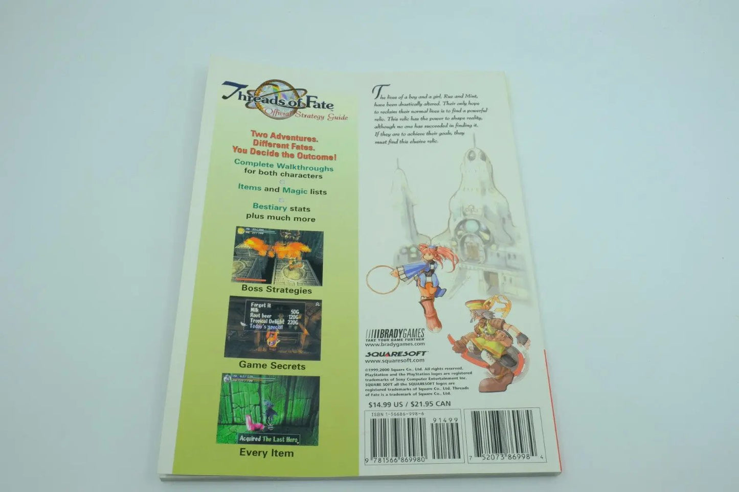 Threads of Fate – Official Strategy Guide RetroGate - Your Gateway to Classic Gaming