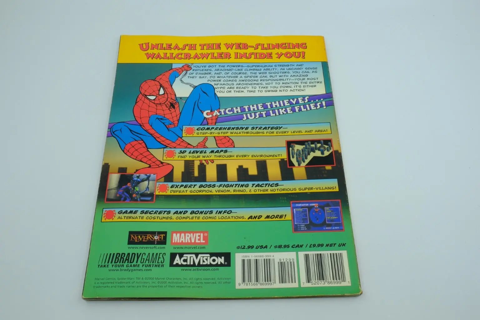 Spider-Man – BradyGames Official Strategy Guide RetroGate - Your Gateway to Classic Gaming