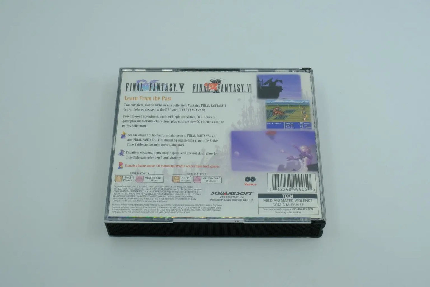 Final Fantasy Anthology – Complete in Box RetroGate - Your Gateway to Classic Gaming