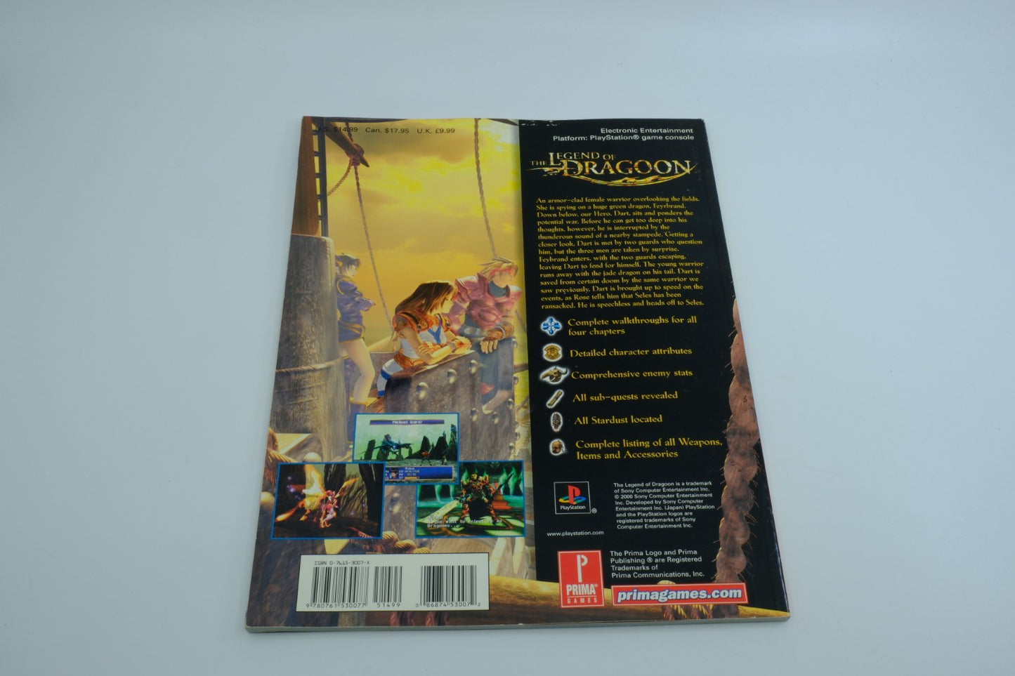 The Legend of Dragoon – Prima’s Official Strategy Guide
