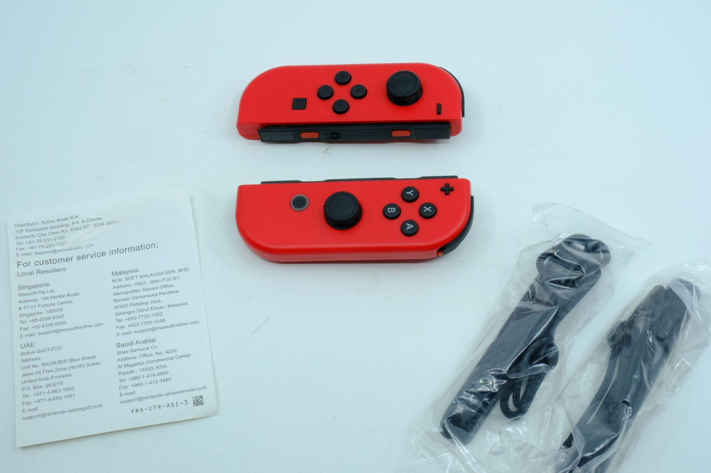 Nintendo Switch Joy-Con (L)/(R) Red/Red – Complete in Box ( Untested )