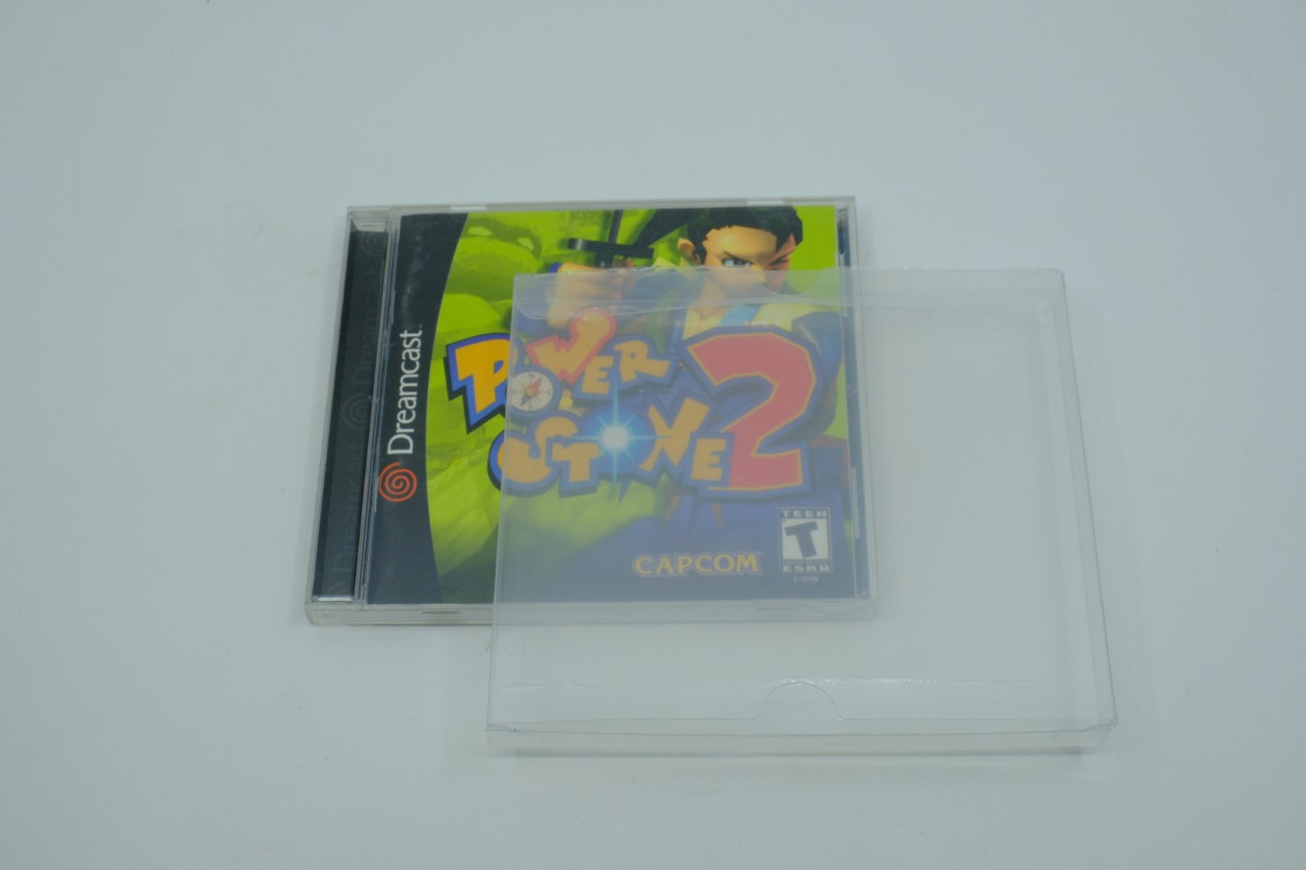 Dreamcast Game Case Clear Protective Box Protector Sleeve Case