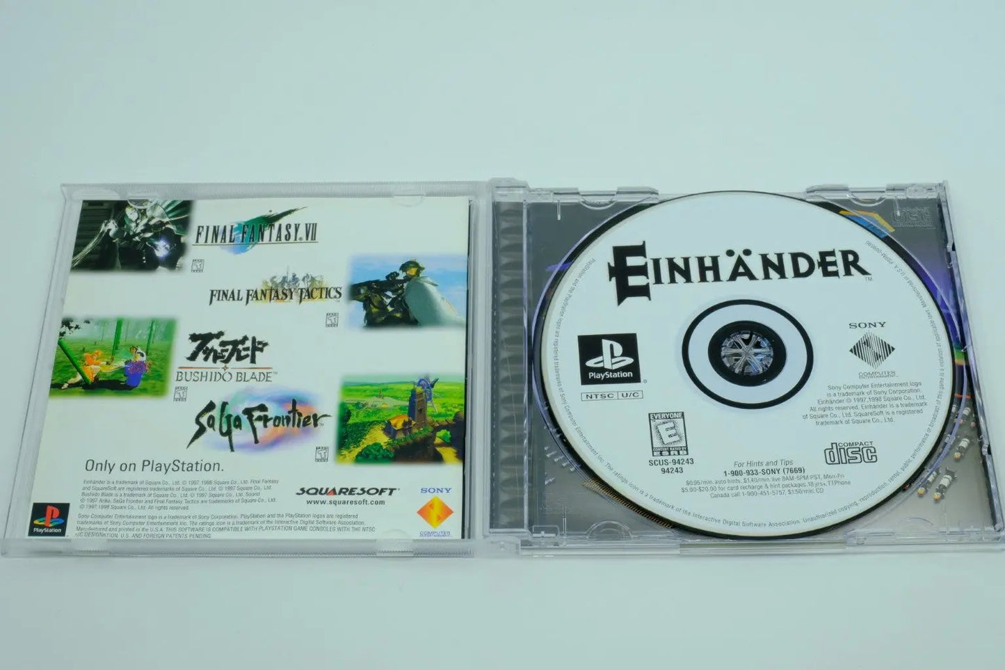 Einhander – Complete in Box RetroGate - Your Gateway to Classic Gaming