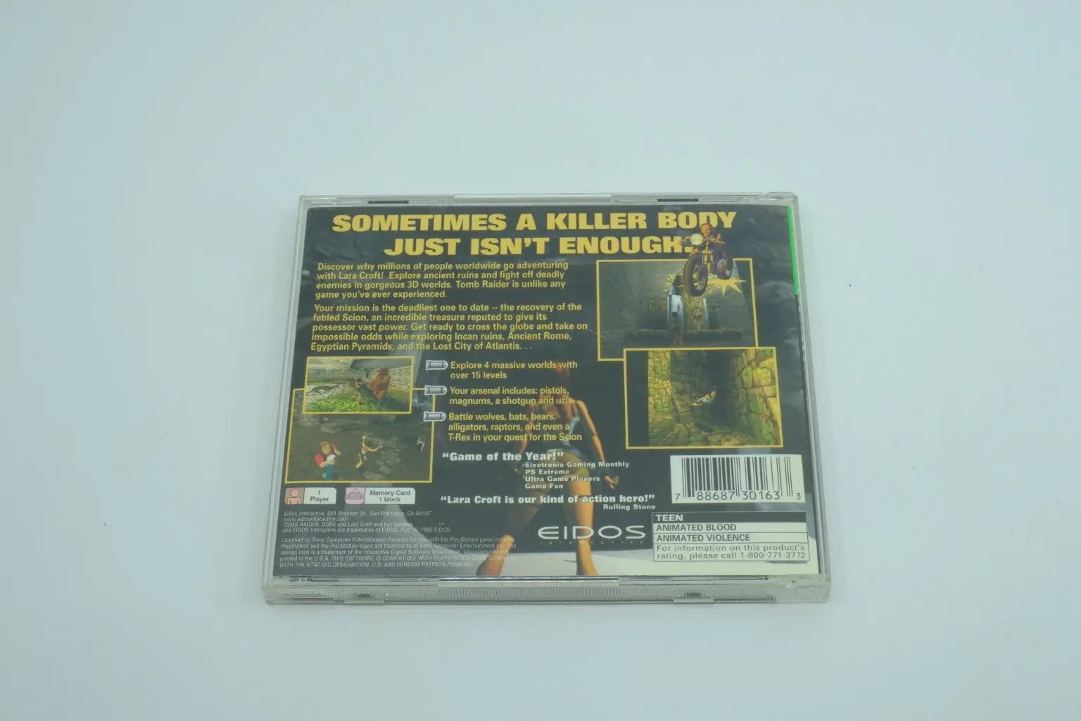 Tomb Raider – Complete in Box - Greatest Hits RetroGate - Your Gateway to Classic Gaming